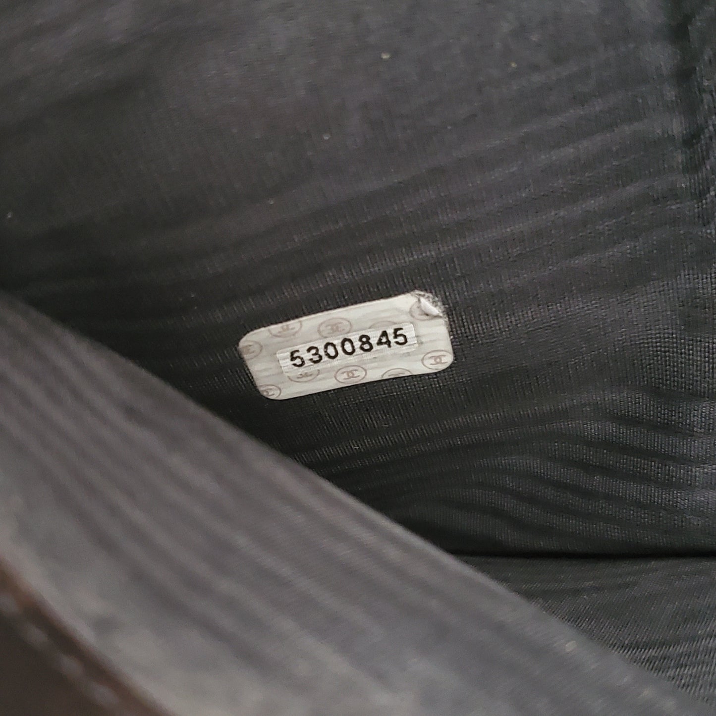 Authentic Chanel Upcycle Black Caviar Wallet on Chain & Strap