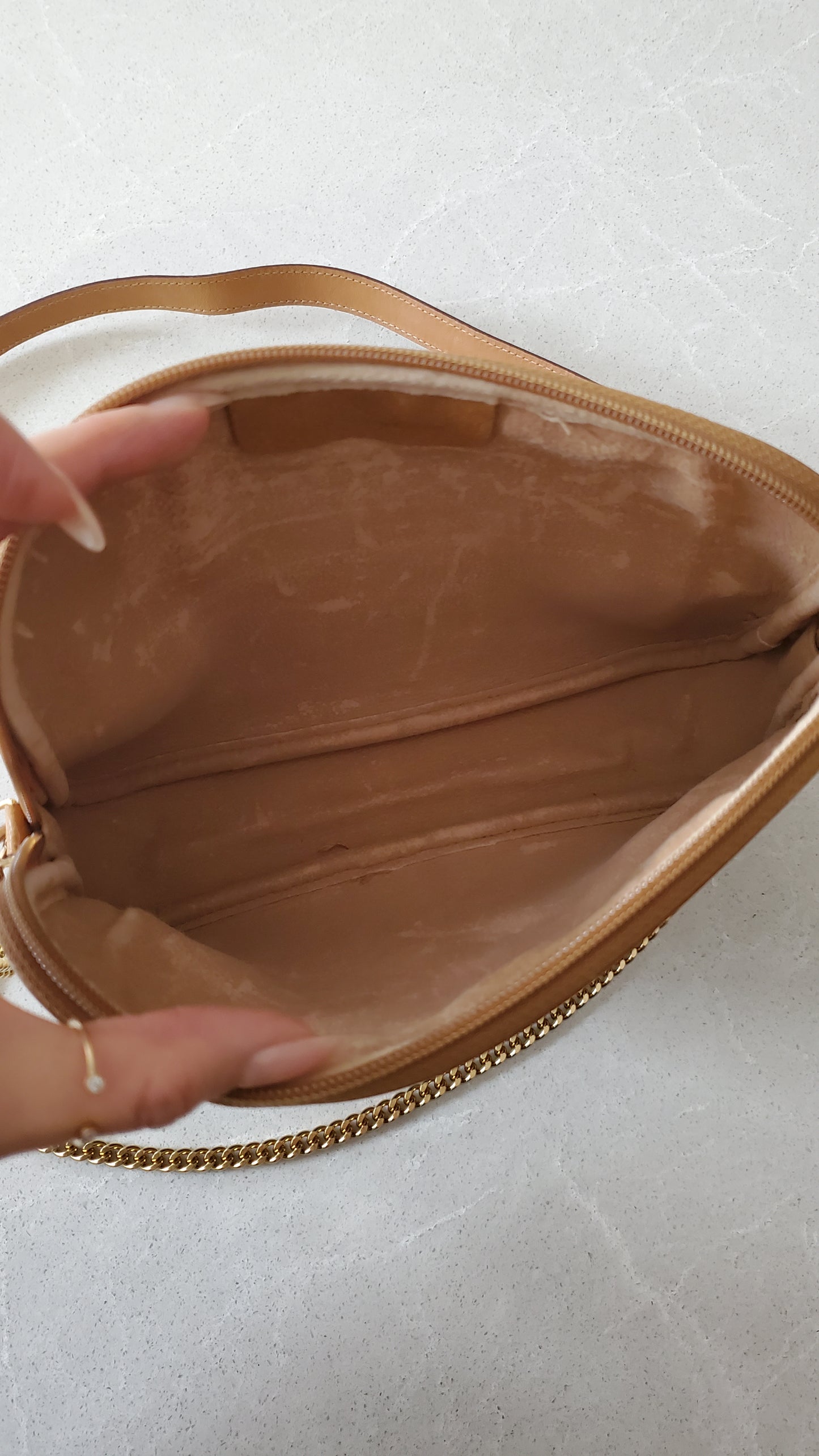 Authentic Vintage Gucci Upcycle Shoulder Purse on Chain/ Strap