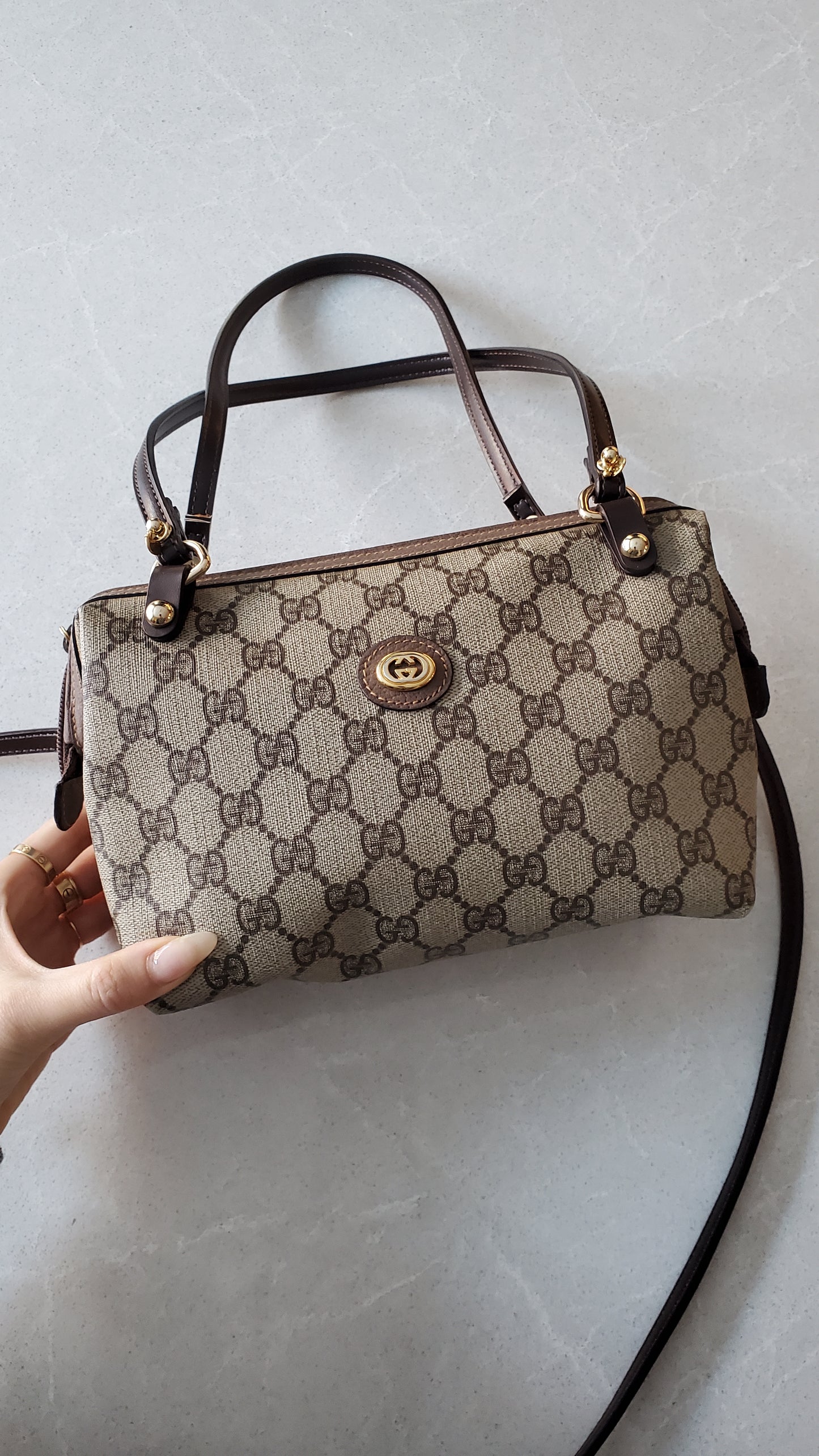 Authentic Vintage Gucci Upcycle Purse with Straps