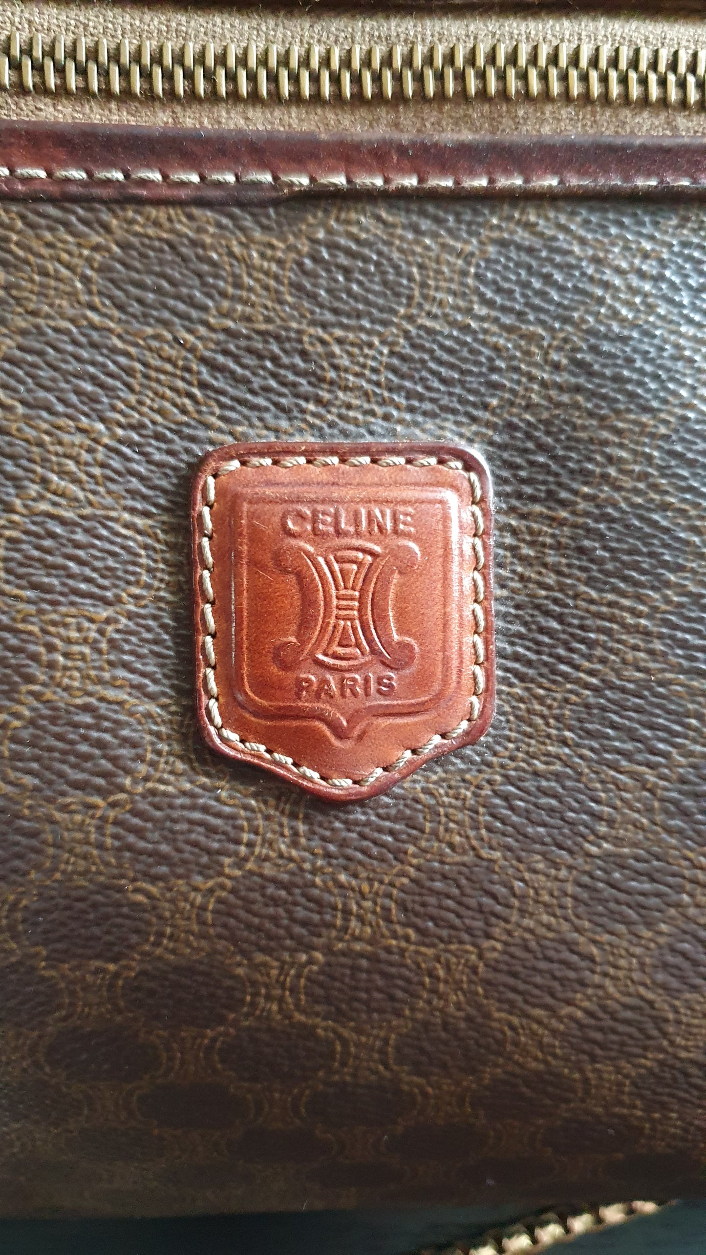 Authentic Vintage Celine Upcycle Purse (with Single Handle Strap)