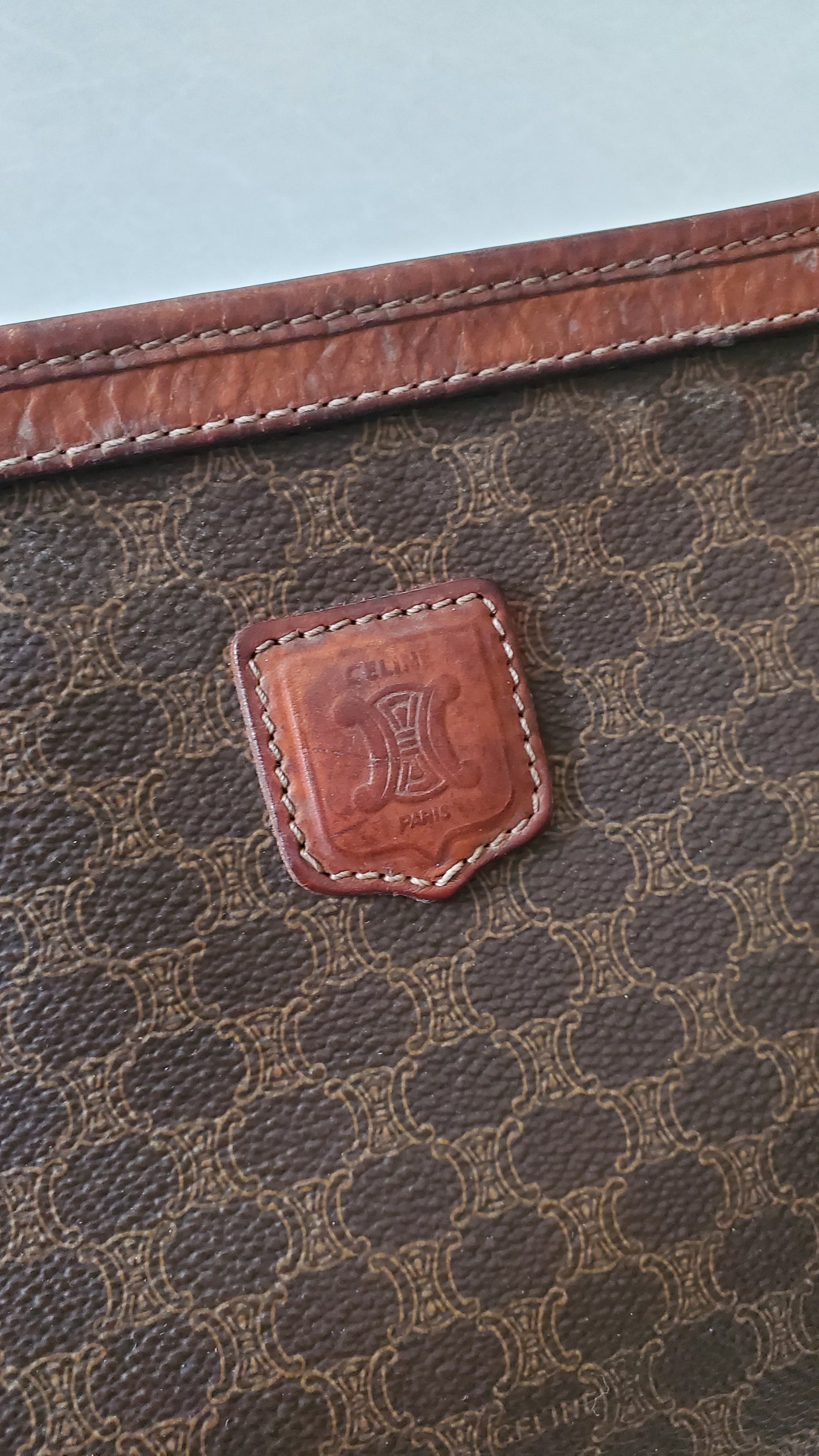 Authentic Vintage Celine Upcycle Purse on Strap