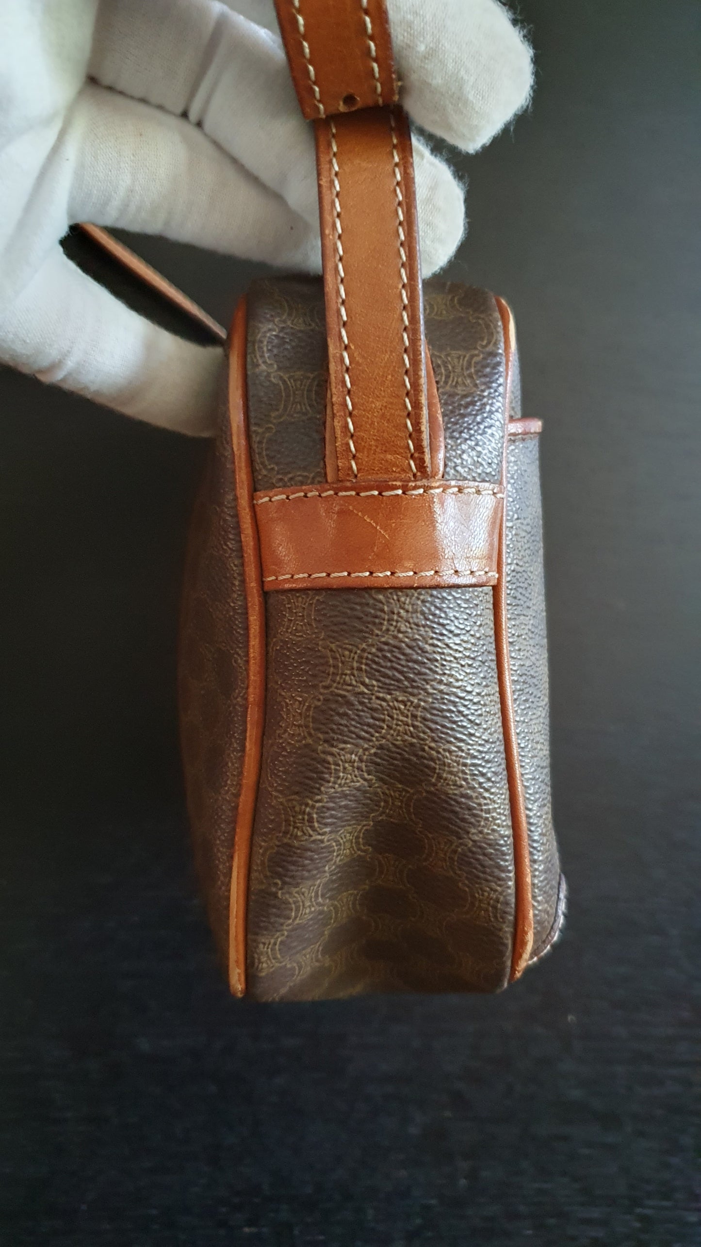 Authentic Vintage Celine Brown Purse (S)