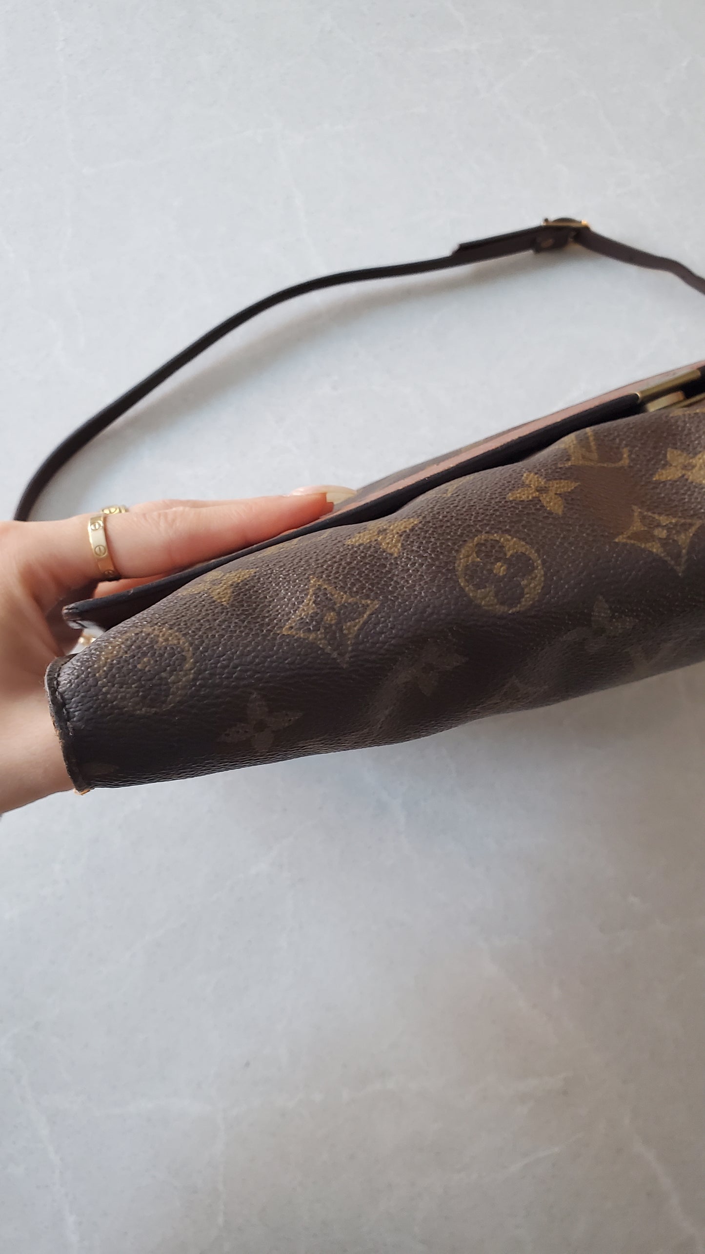 Authentic Vintage Louis Vuitton Upcycle Purse with Shoulder Strap