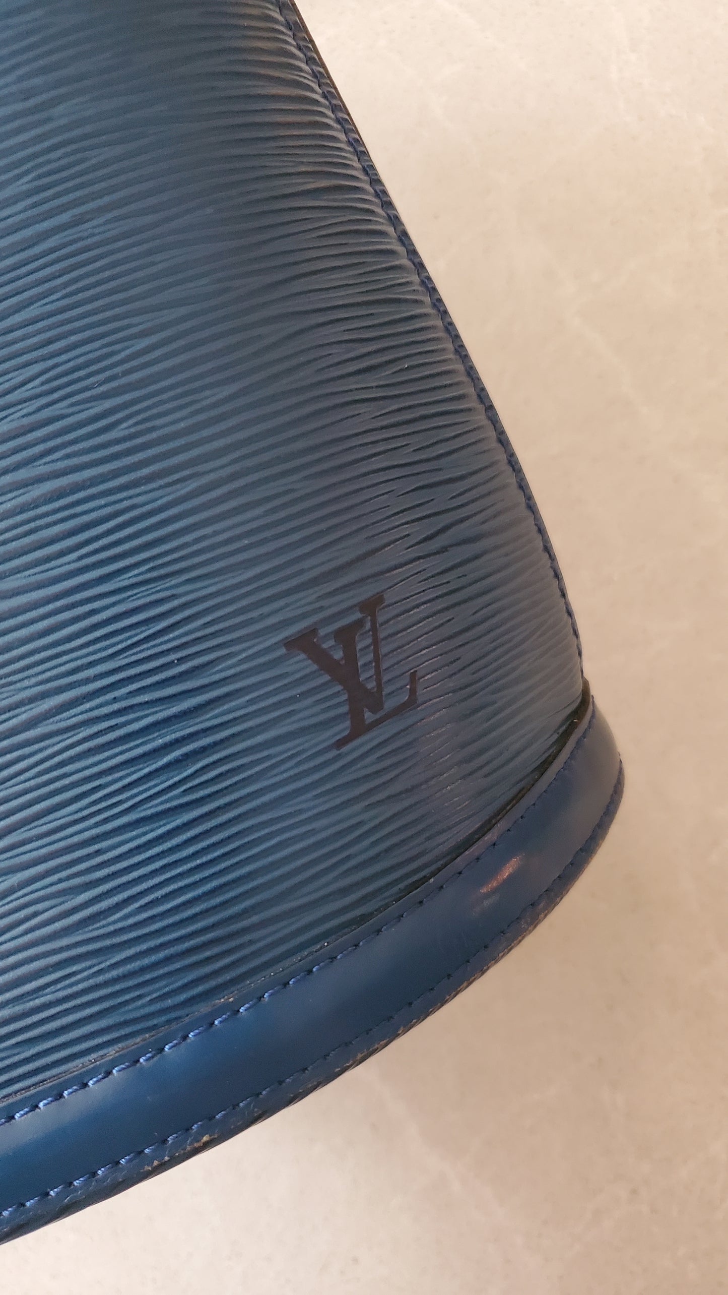 Authentic Vintage Louis Vuitton Blue Epi Bag