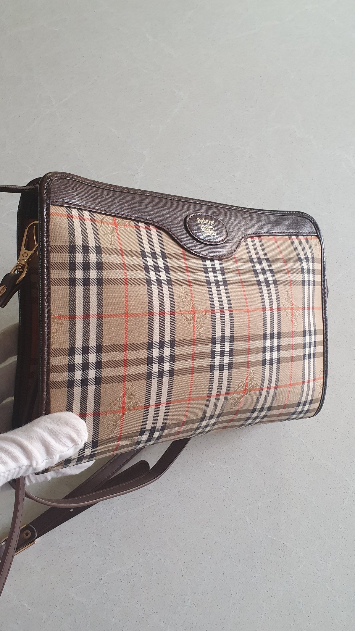 Authentic Burberry Upcycle Purse with Straps