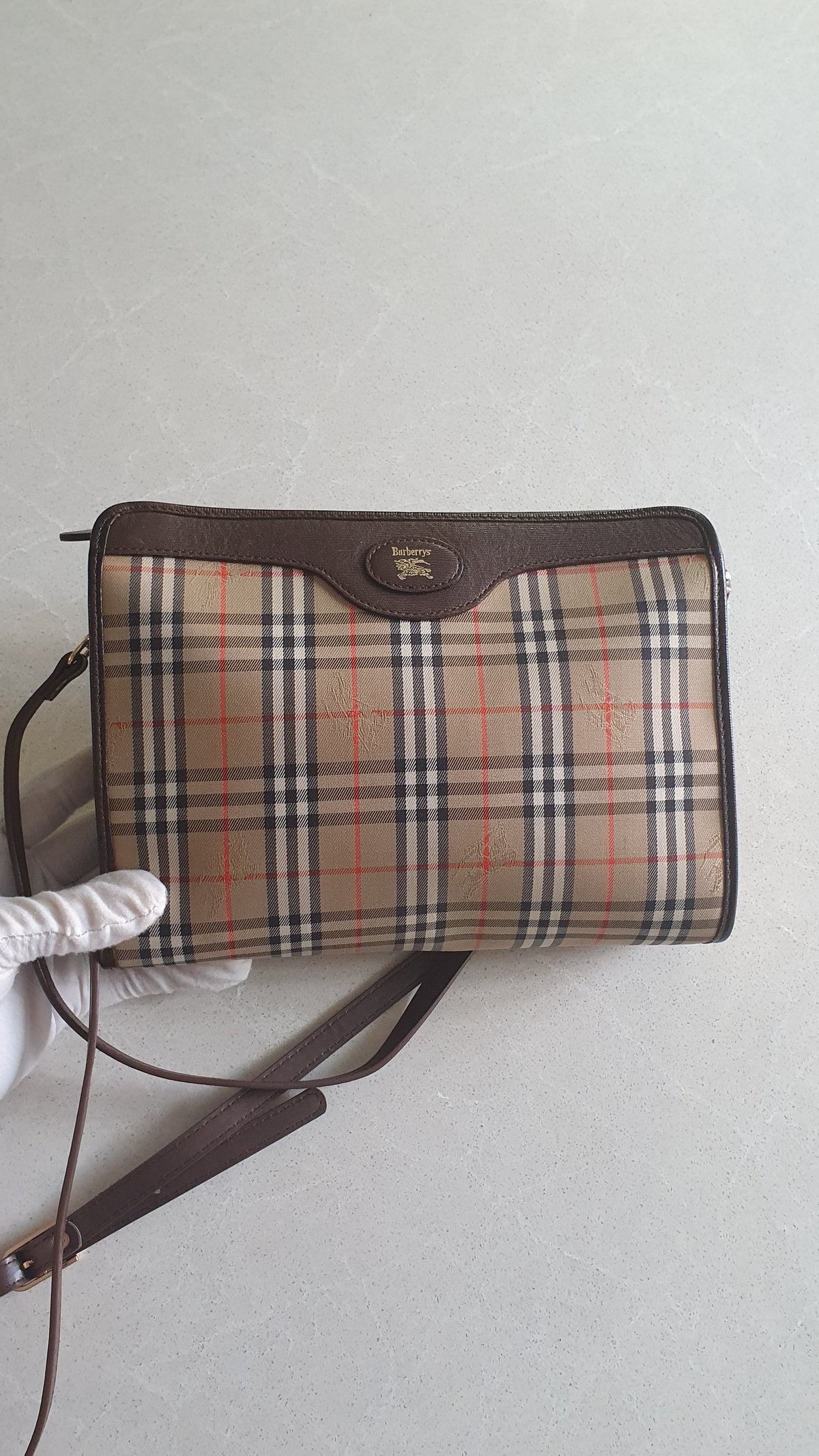 Authentic Burberry Upcycle Purse with Straps