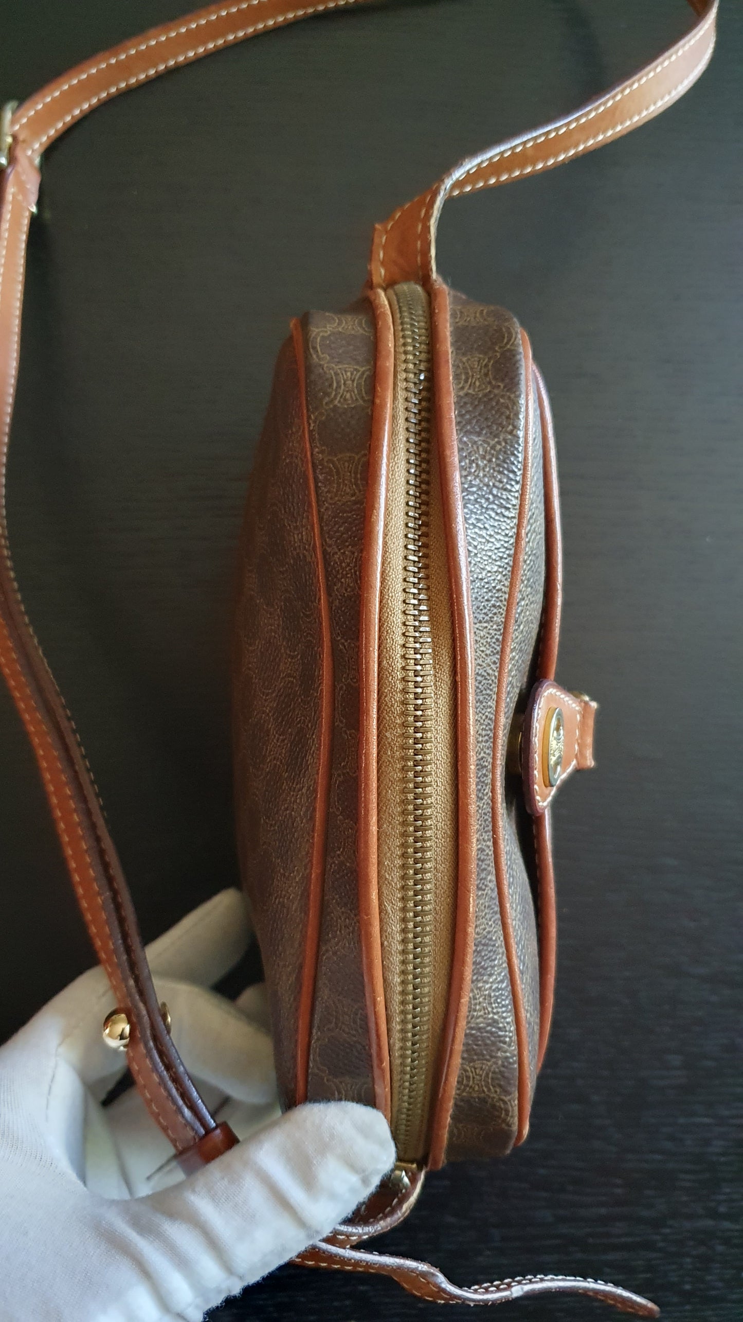 Authentic Vintage Celine Brown Purse (S)