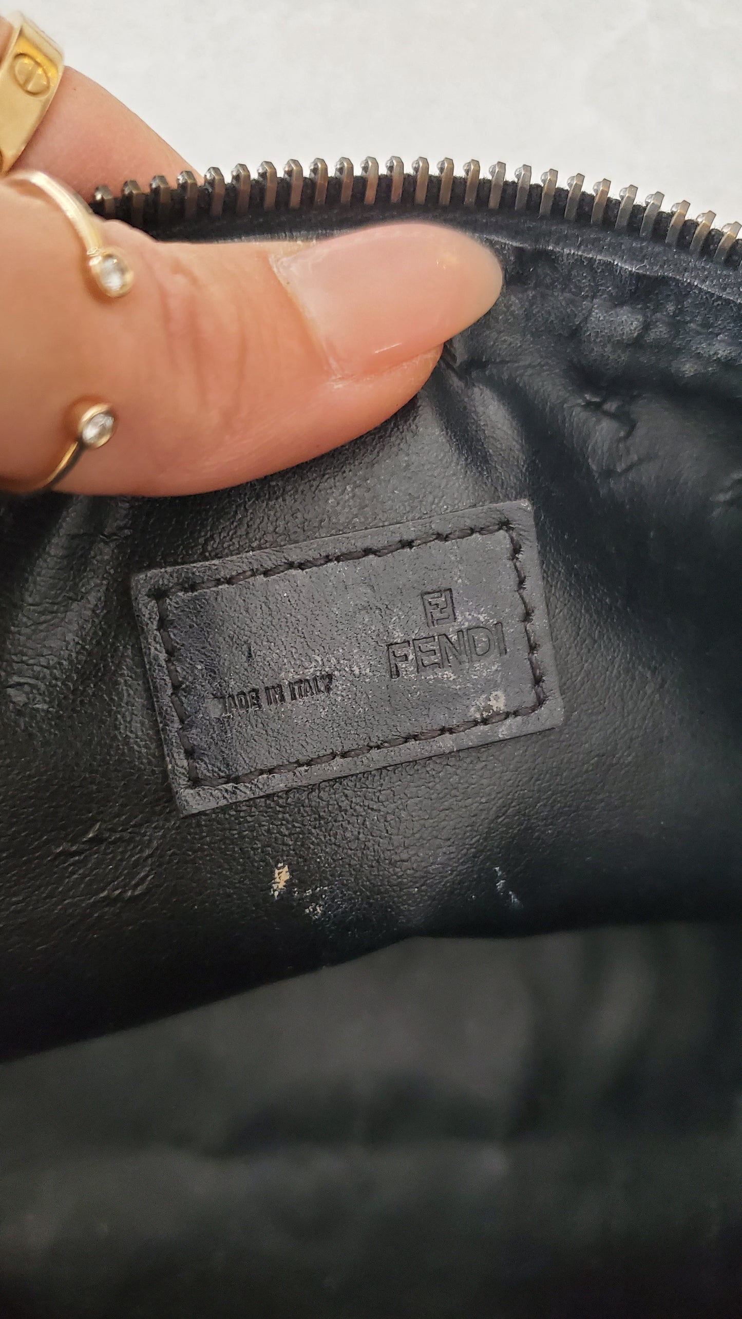 Authentic Vintage Fendi Upcycle Shoulder Purse on Chain & Strap