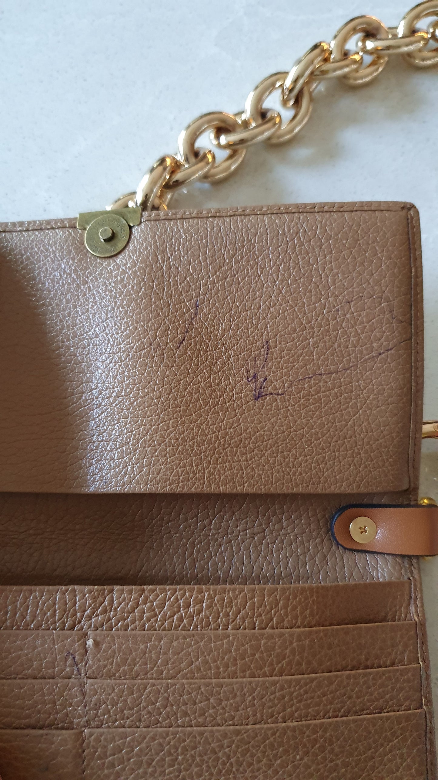 Authentic Vintage Dior Upcycle Wallet with Shoulder Chain