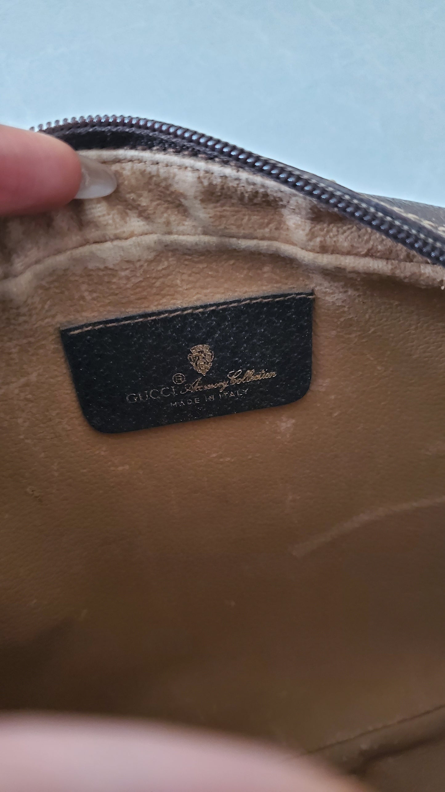 Authentic Vintage Gucci Upcycle Purse with Strap & Chain