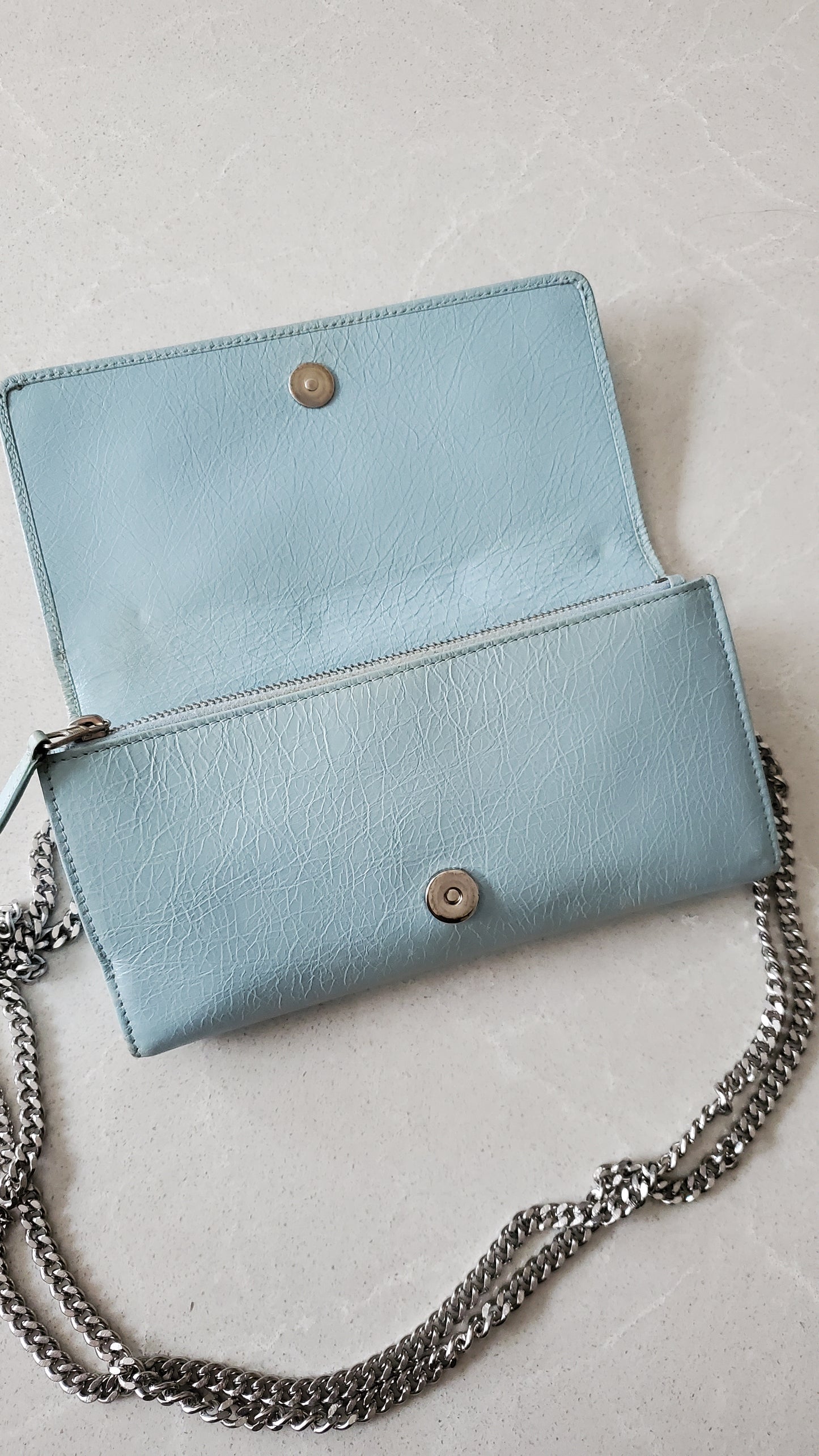 Authentic Balenciaga Upcycle Wallet on Chain