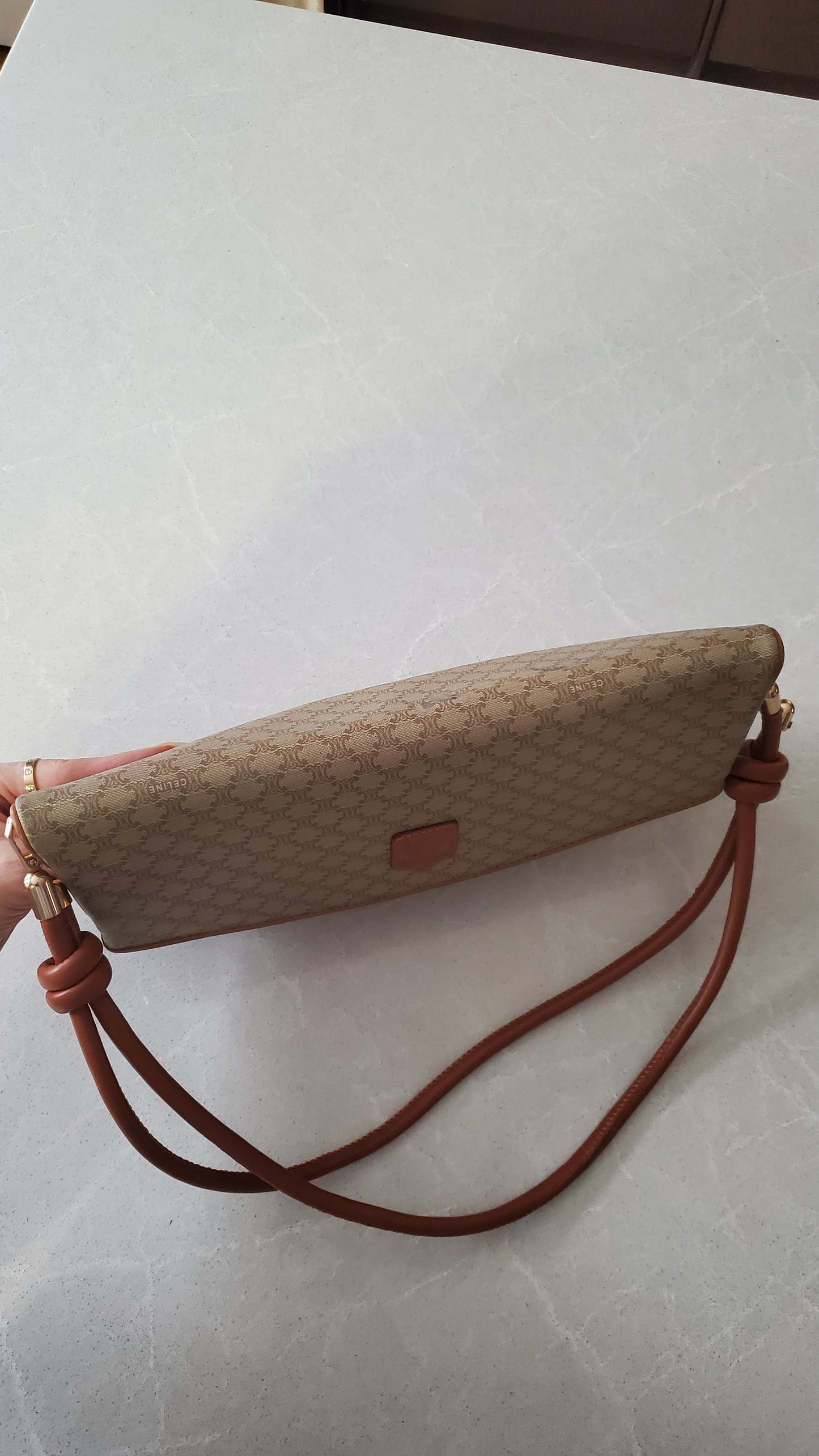 Authentic Vintage Celine Upcycle Purse with Strap