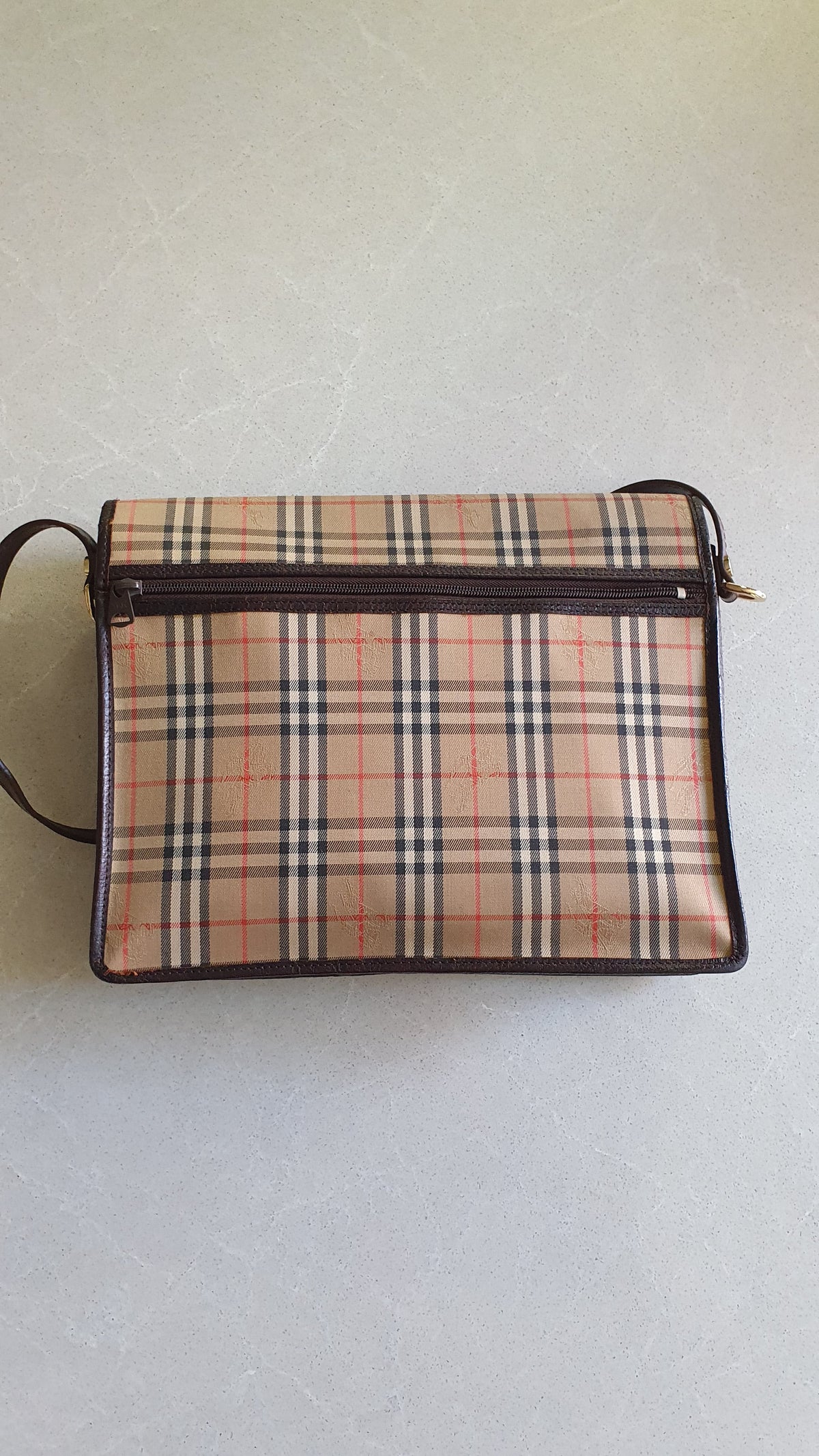 Authentic Burberry Upcycle Shoulder Purse with Strap