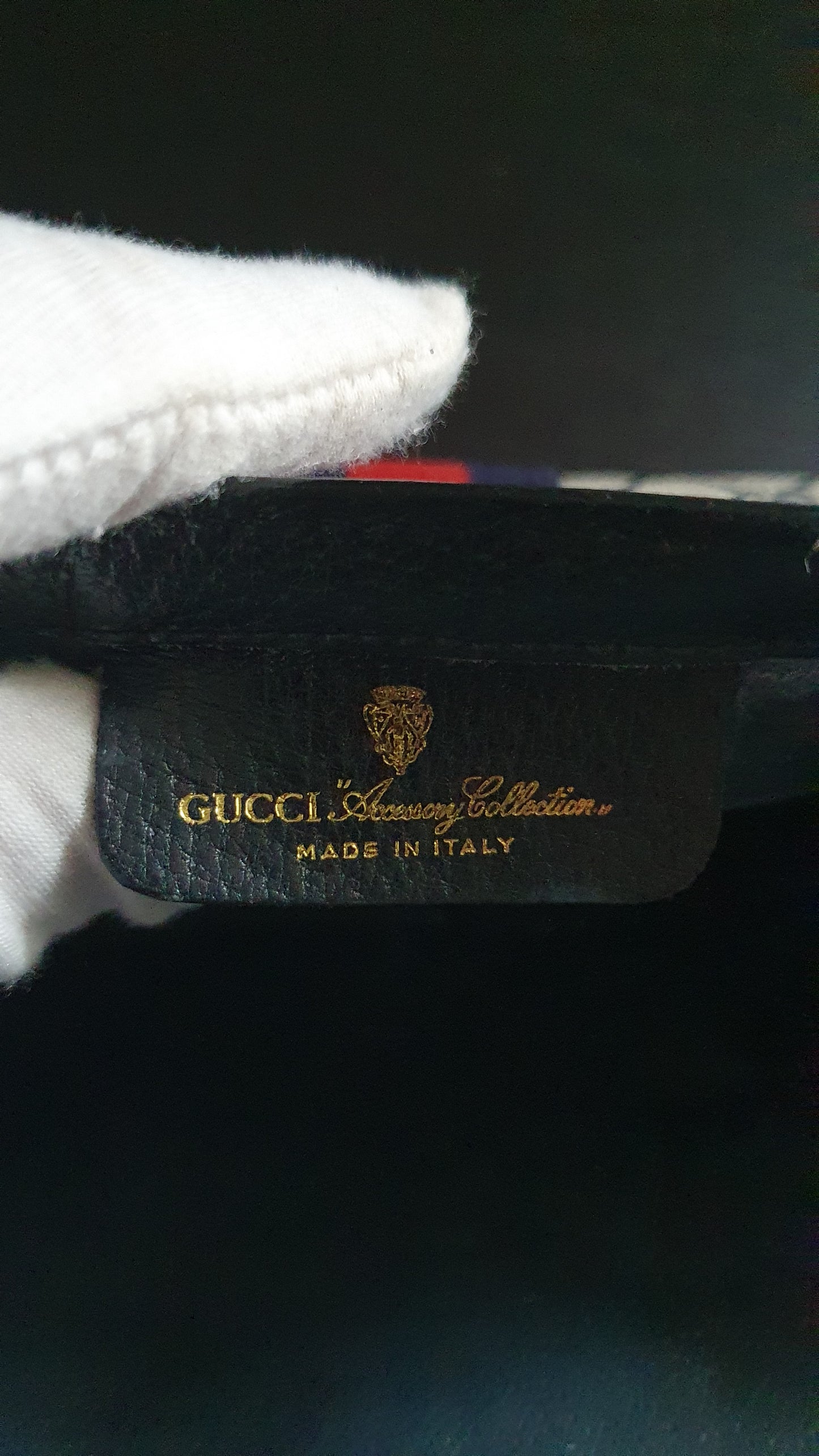 Authentic Vintage Gucci Upcycle (Dark Navy) Versatile Purse