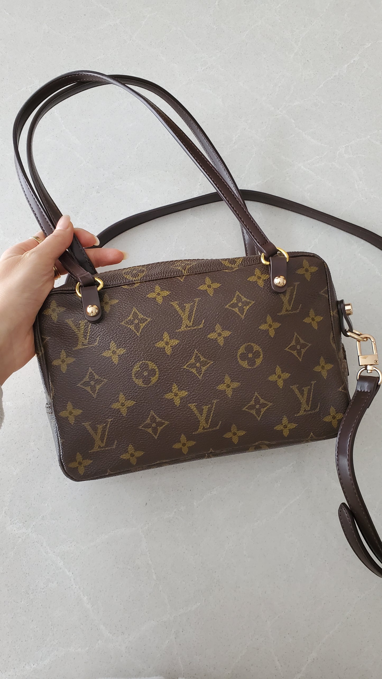 Authentic Vintage Louis Vuitton Upcycle New Gen Charm Shoulder/ Crossbody Bag