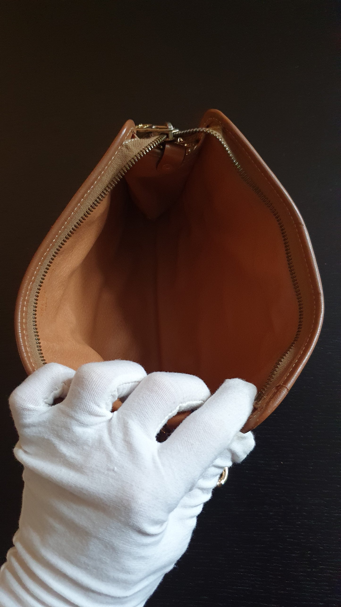 Authentic Vintage Celine Upcycle Tan Shoulder Purse