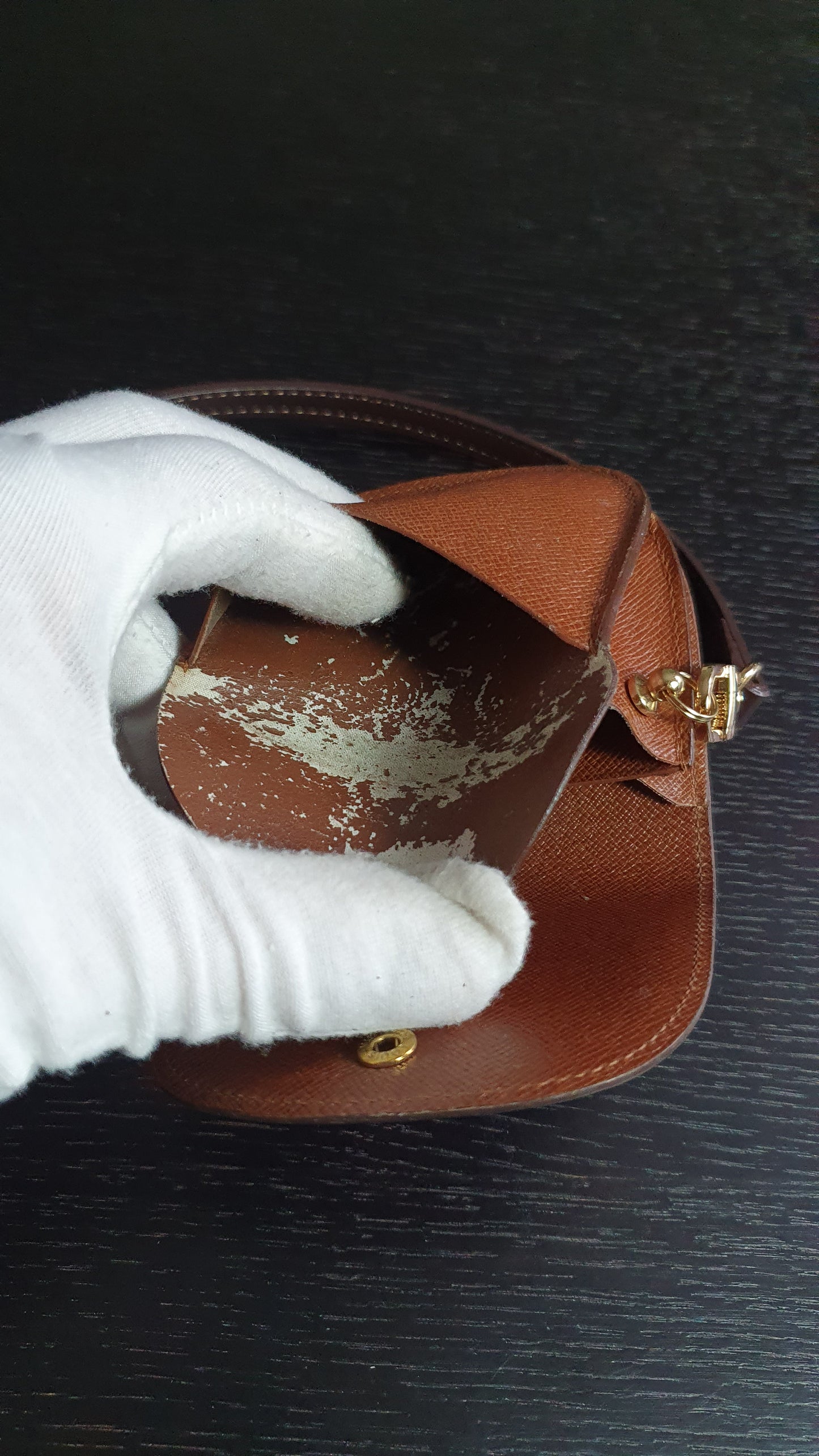 Authentic Vintage Louis Vuitton Upcycle Mini Pouch with Strap