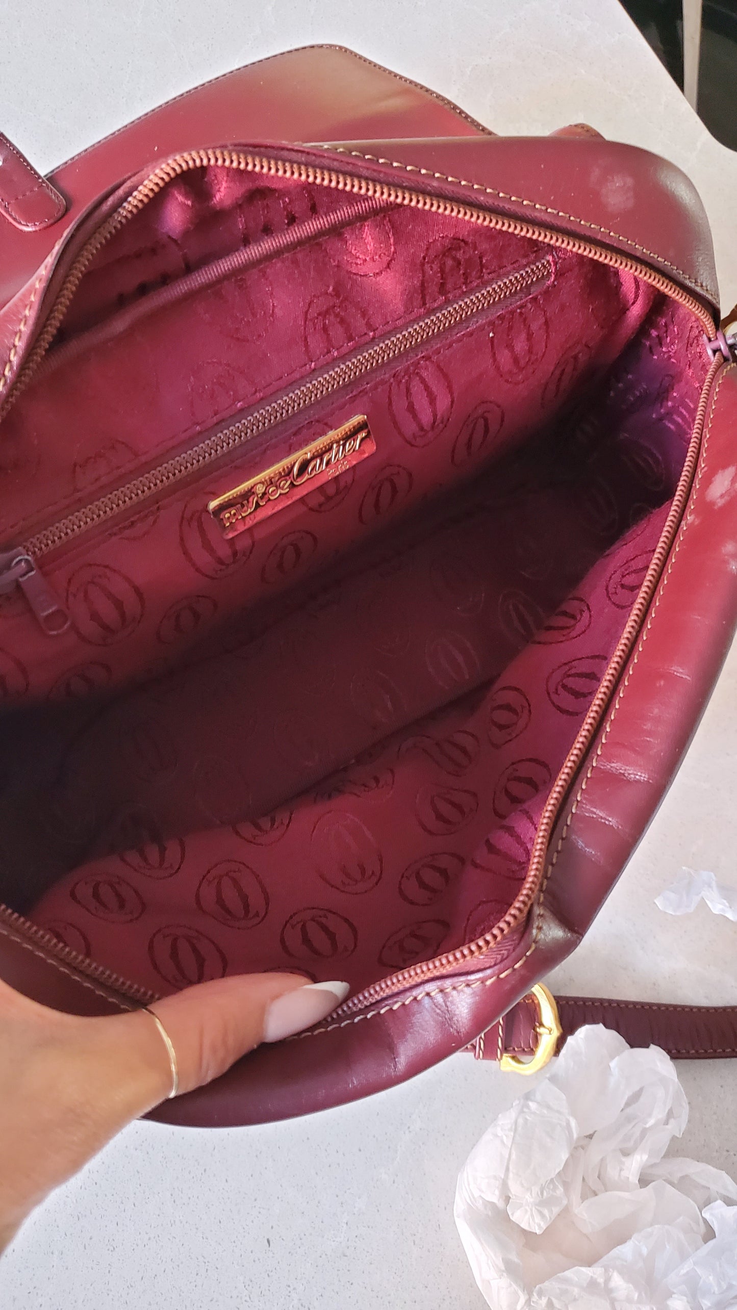 *Rare* Authentic Vintage Cartier Crossbody/ Shoulder Bag