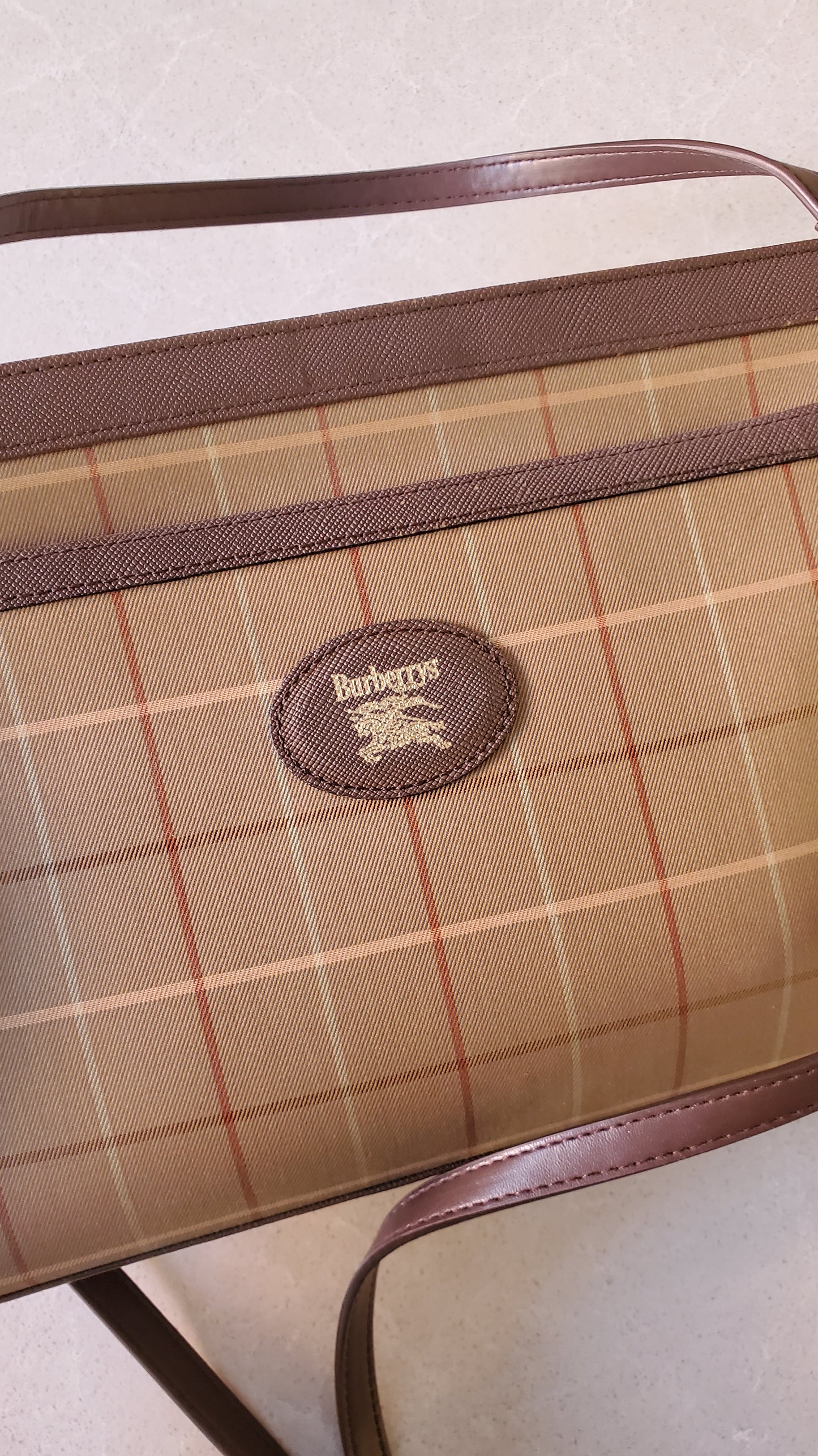 Authentic Burberry Upcycle Purse with 2 Straps