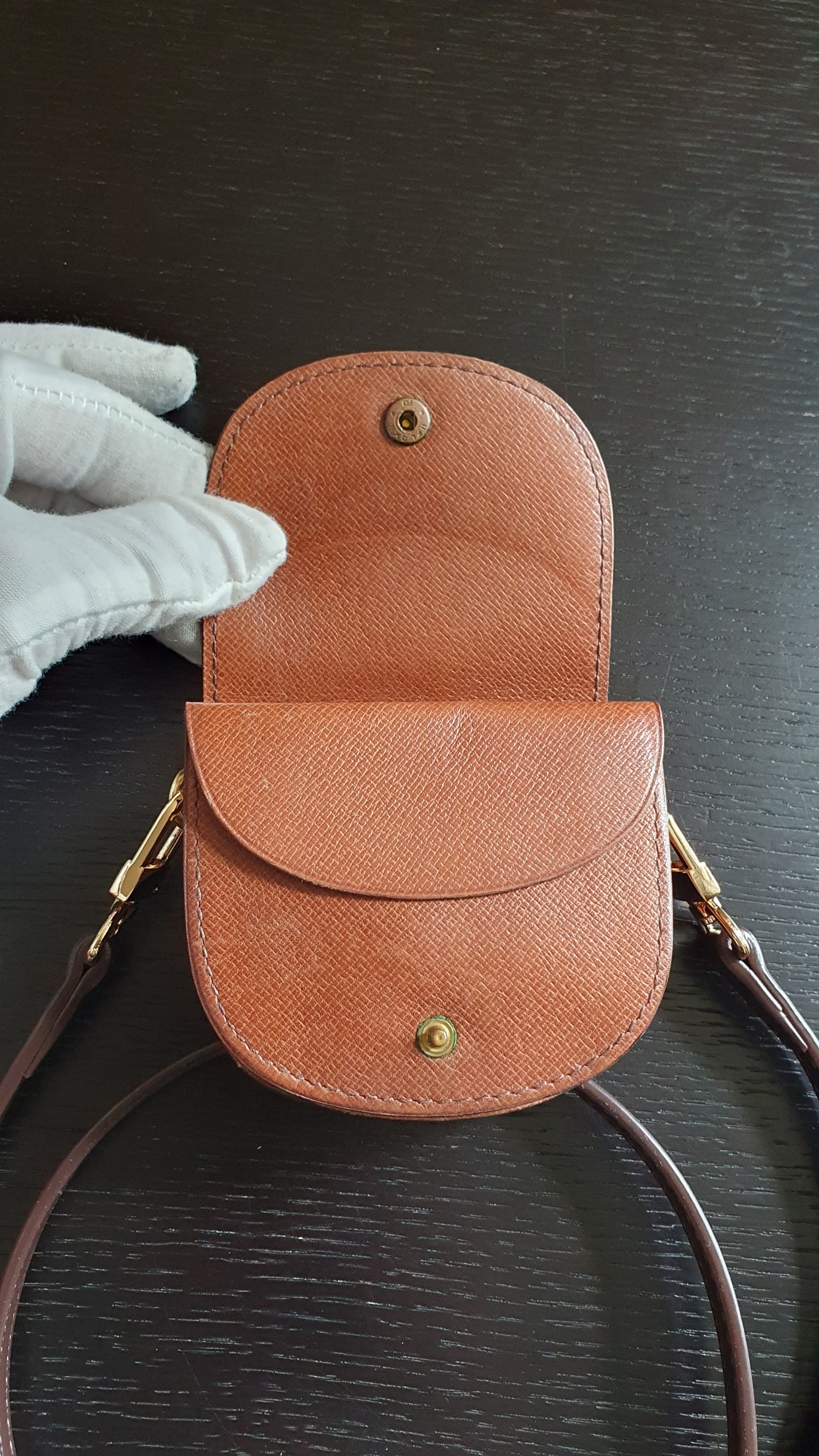 Authentic Vintage Louis Vuitton Upcycle Mini Pouch with Strap