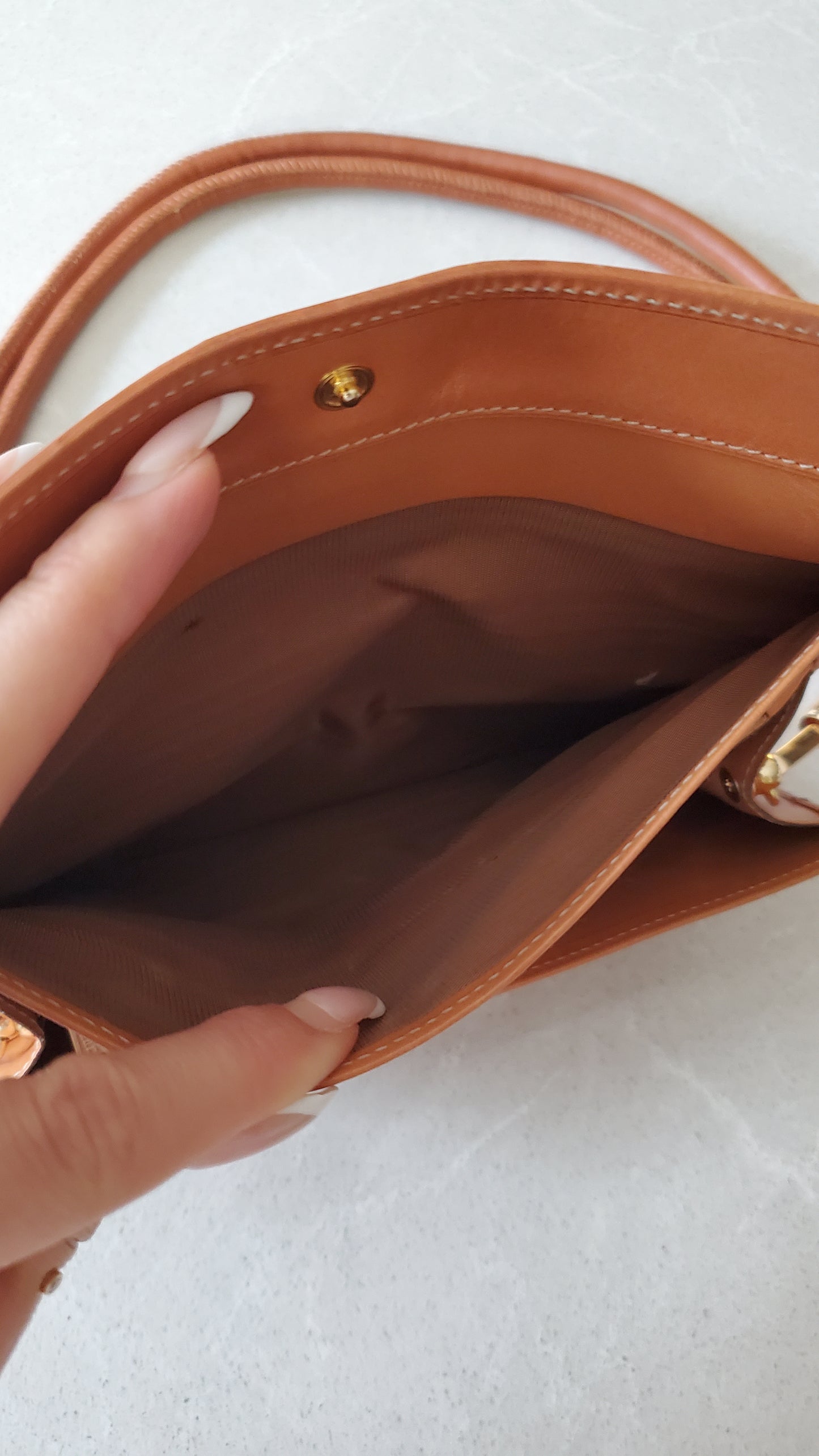 Authentic Vintage Celine Upcycle Long Wallet on Chain & Strap