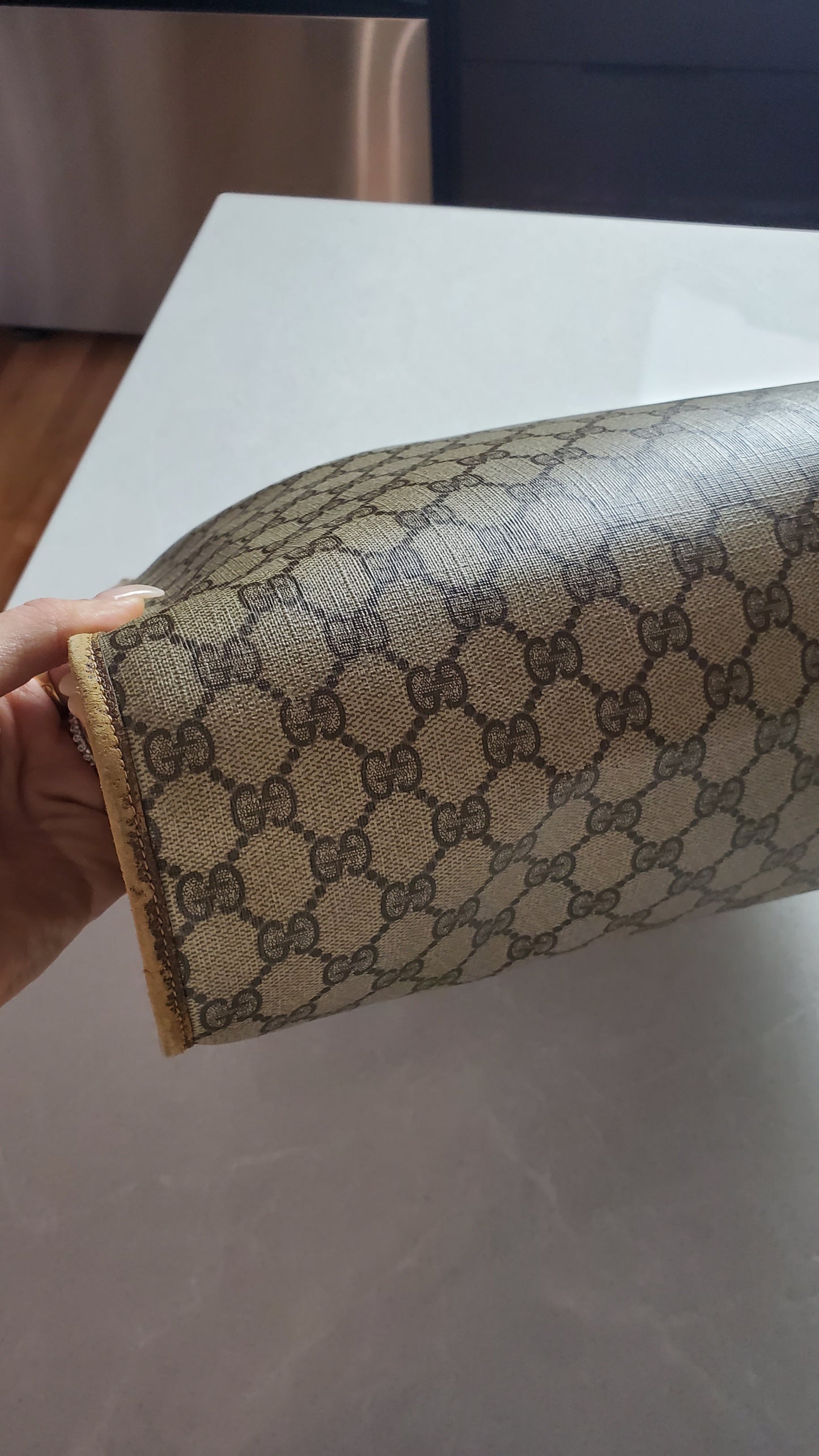 Authentic Vintage Gucci Upcycle Shoulder Purse with Handle Straps