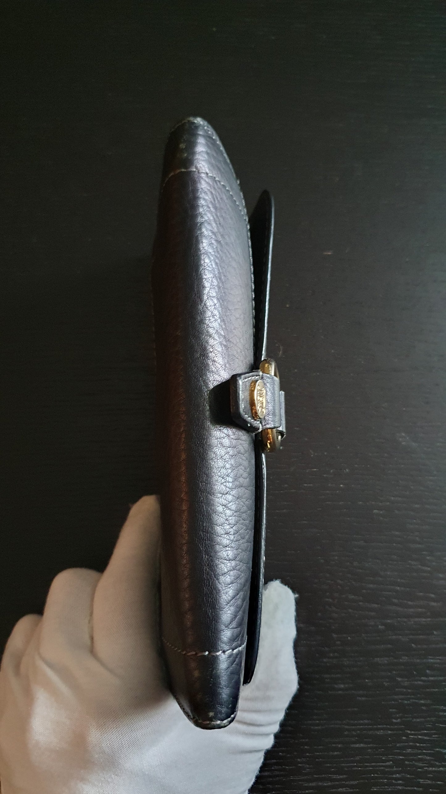 Authentic Celine Upcycle Wallet with Versatile Chain