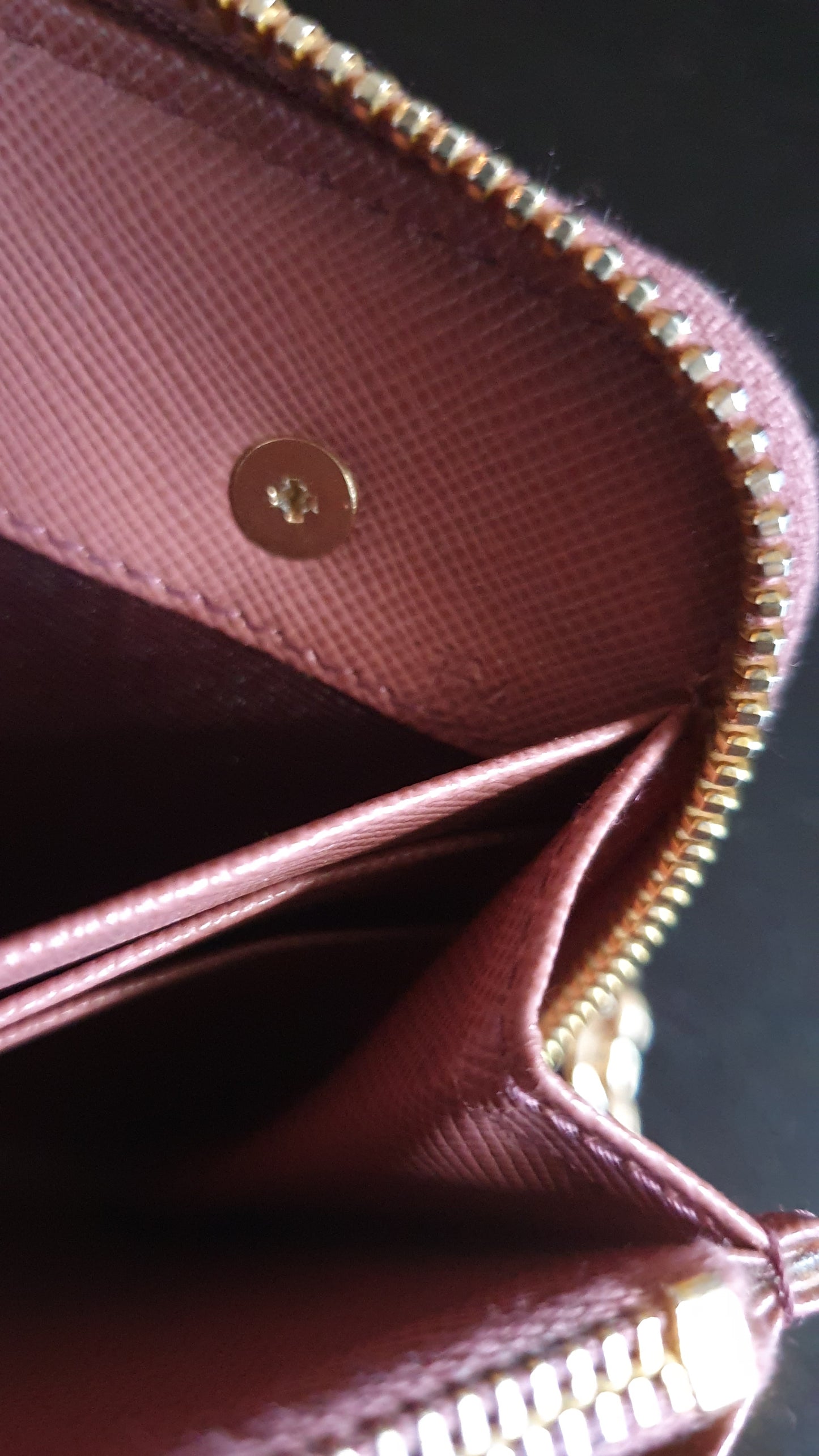 Authentic Prada Upcycle Pink Zip Wallet with Chains