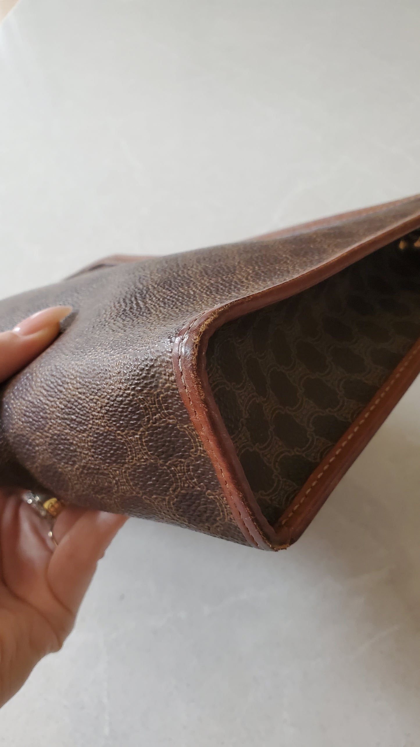 Authentic Vintage Celine Upcycle Purse on Strap