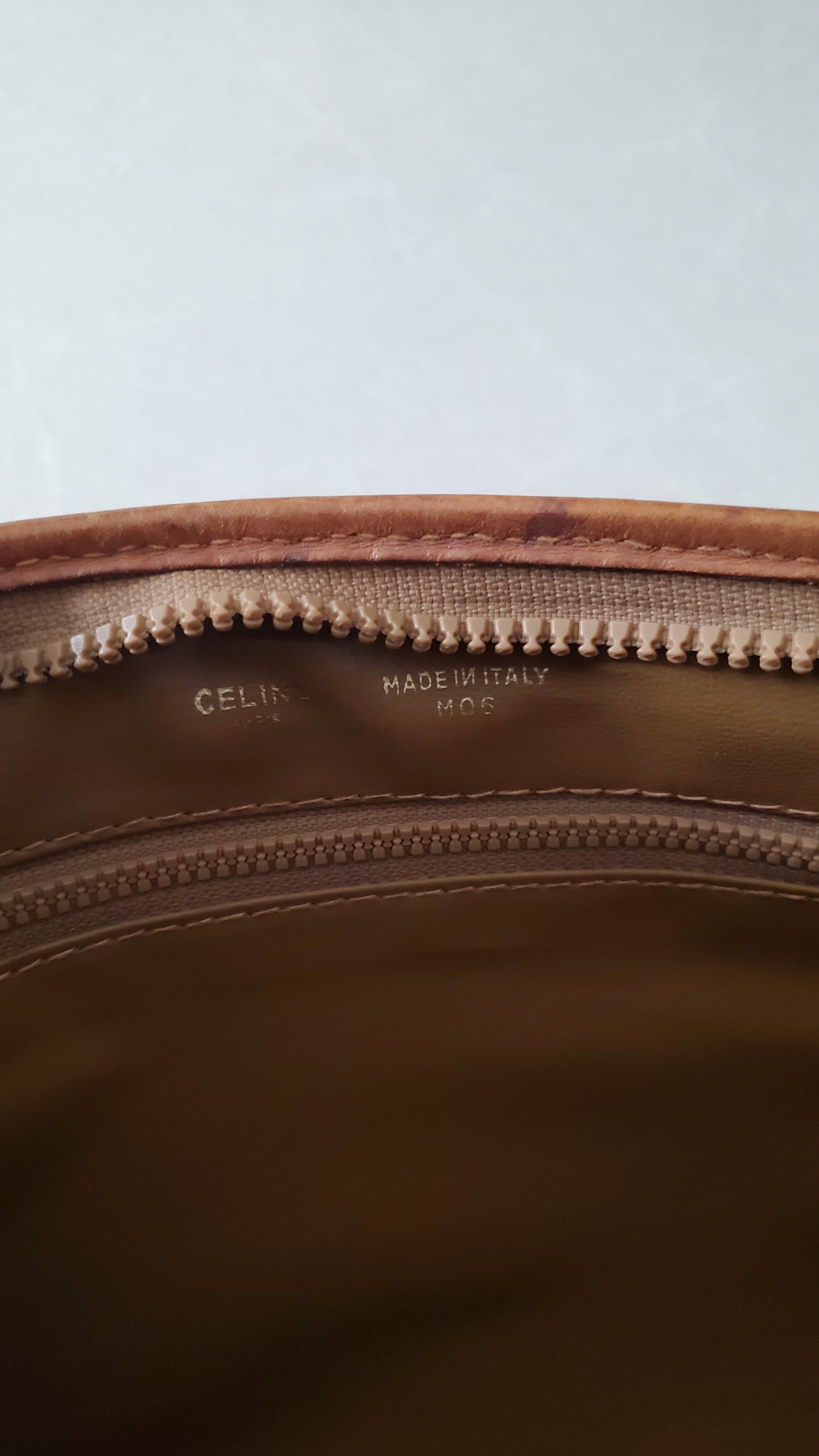 Authentic Vintage Celine Upcycle Shoulder Tan Purse