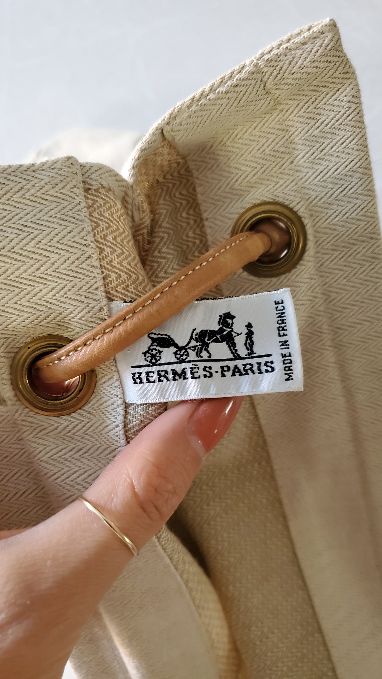 Authentic Hermès Large Tote Bag