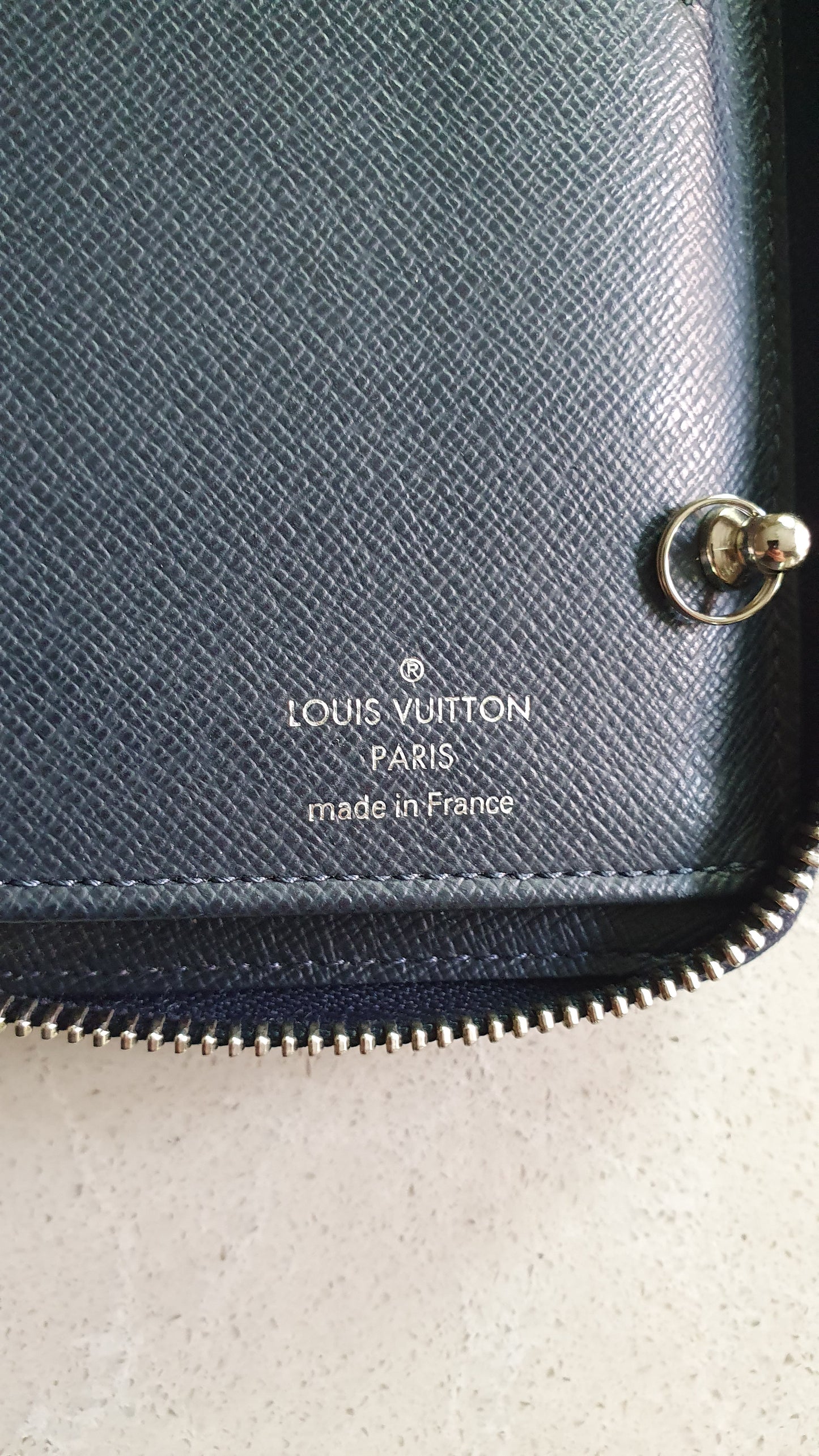 Authentic Louis Vuitton Upcycle Zip Wallet with Shoulder Chains