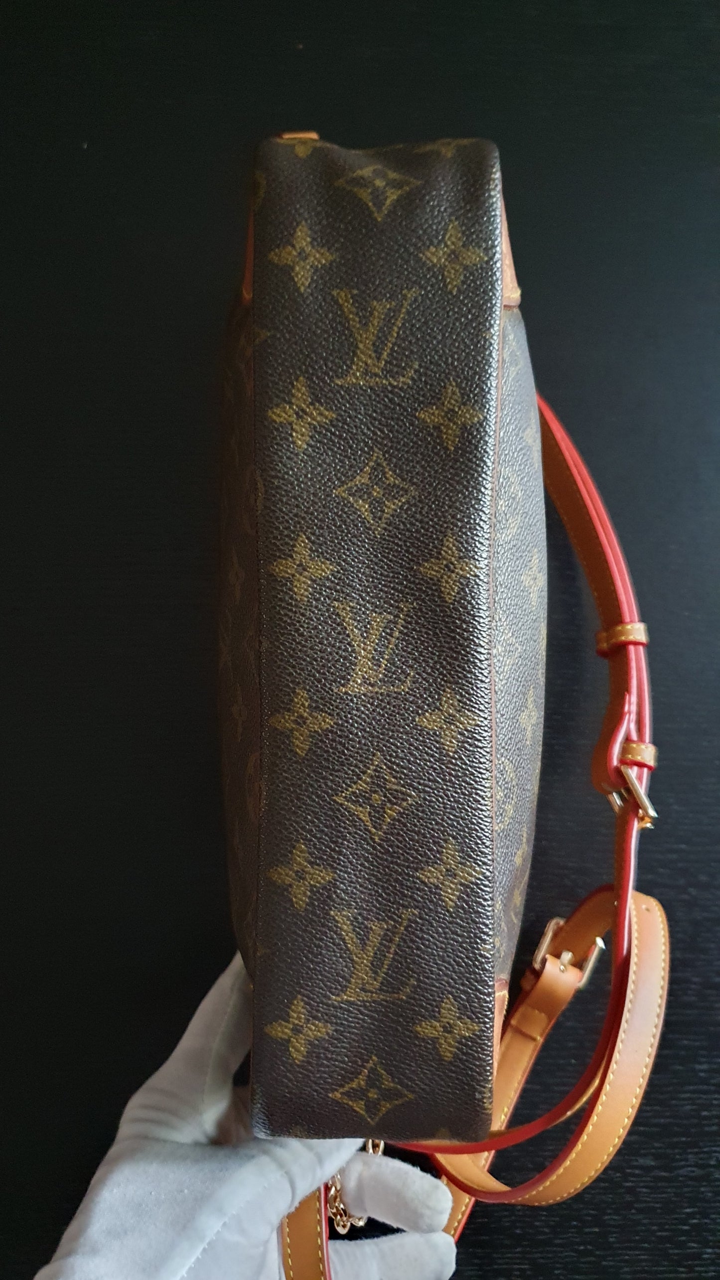 Authentic Vintage Louis Vuitton Upcycle Purse with 2 Straps & Chain