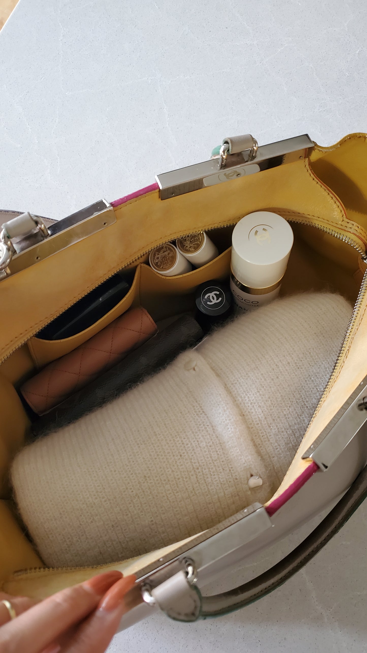 Authentic Fendi Large Leather Bag