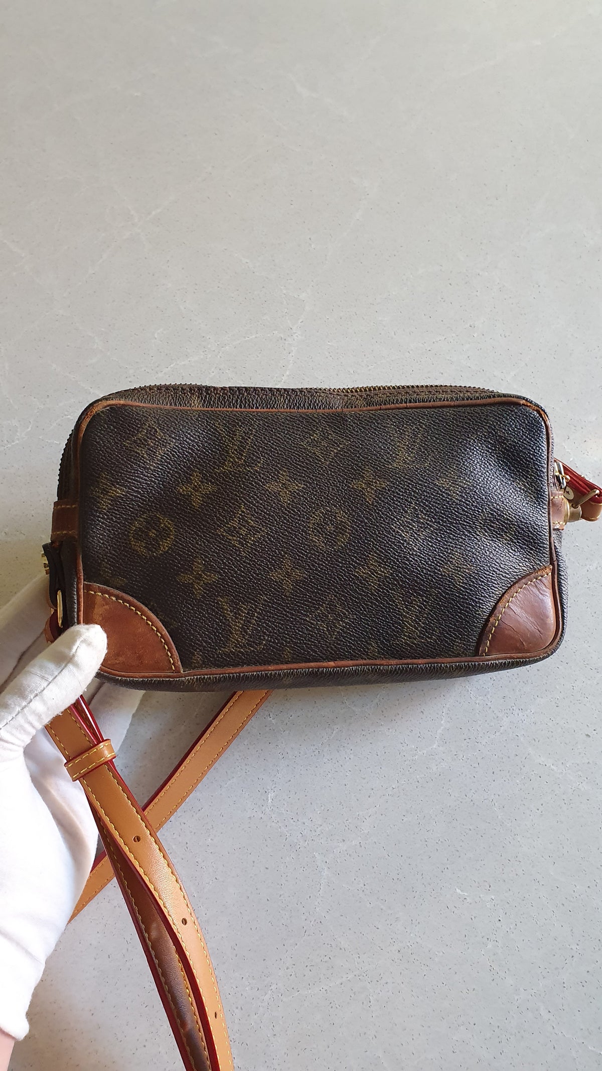 Authentic Vintage Louis Vuitton Upcycle Purse with Strap