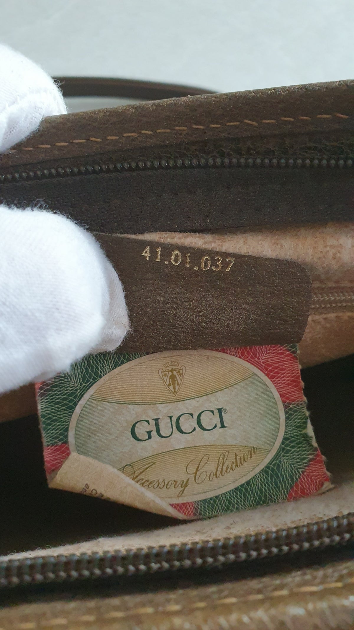 Authentic Vintage Gucci Upcycle Brown Purse with Straps and Chain