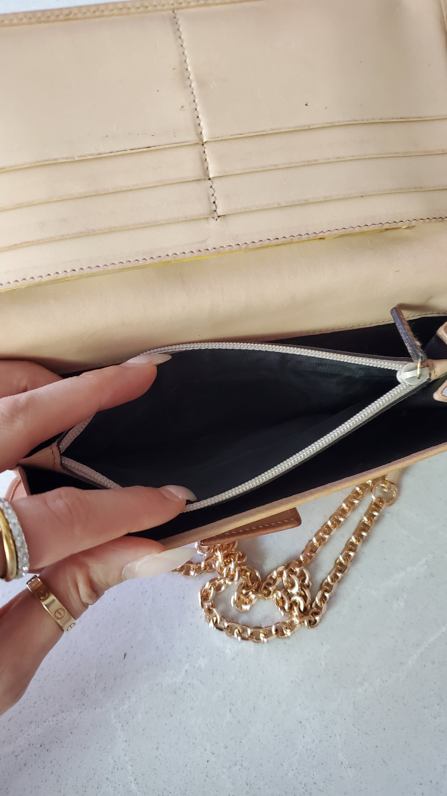 Authentic Gucci Upcycle Wallet on Chains