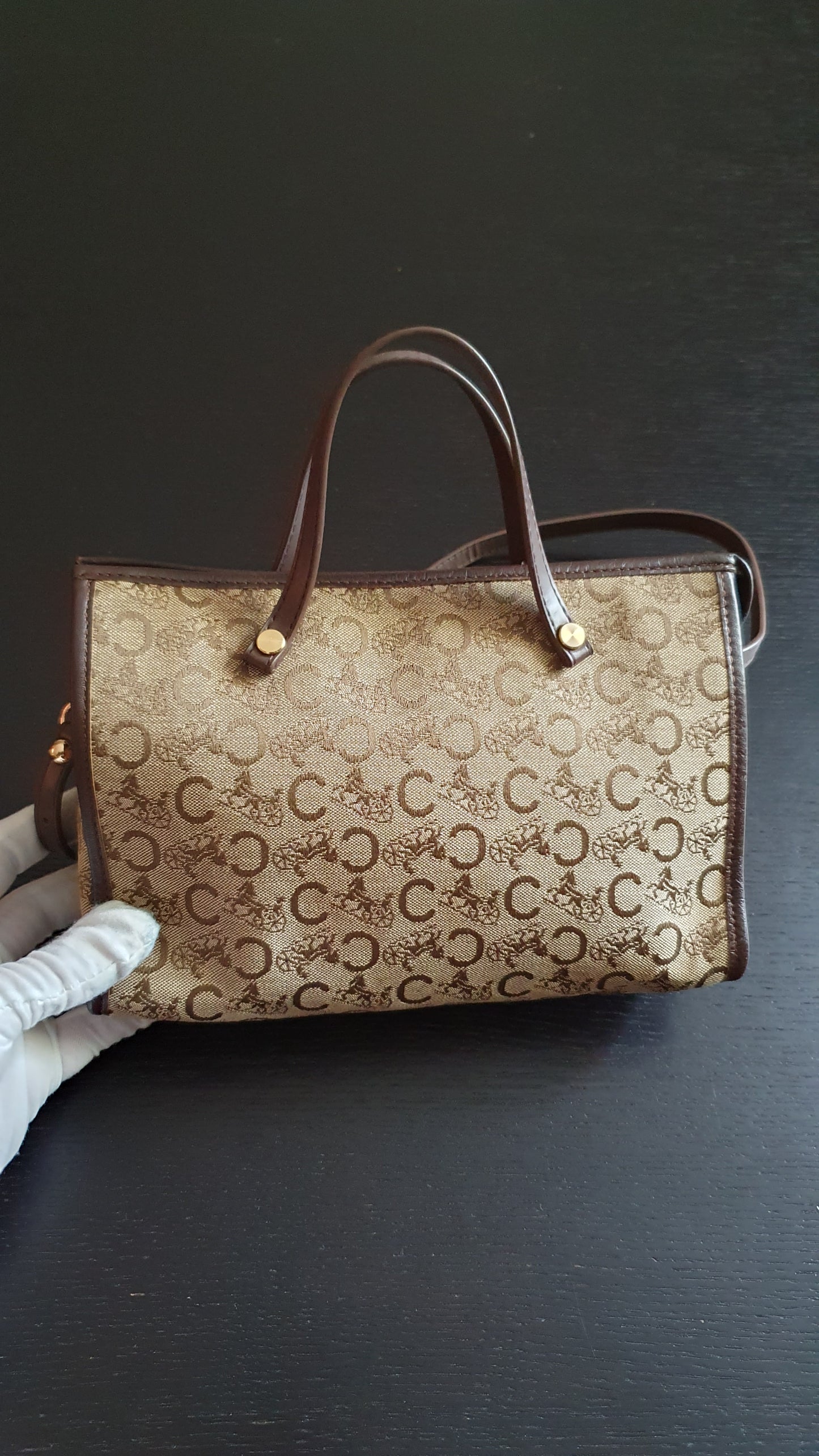 Authentic Vintage Celine Upcycle Purse with Straps