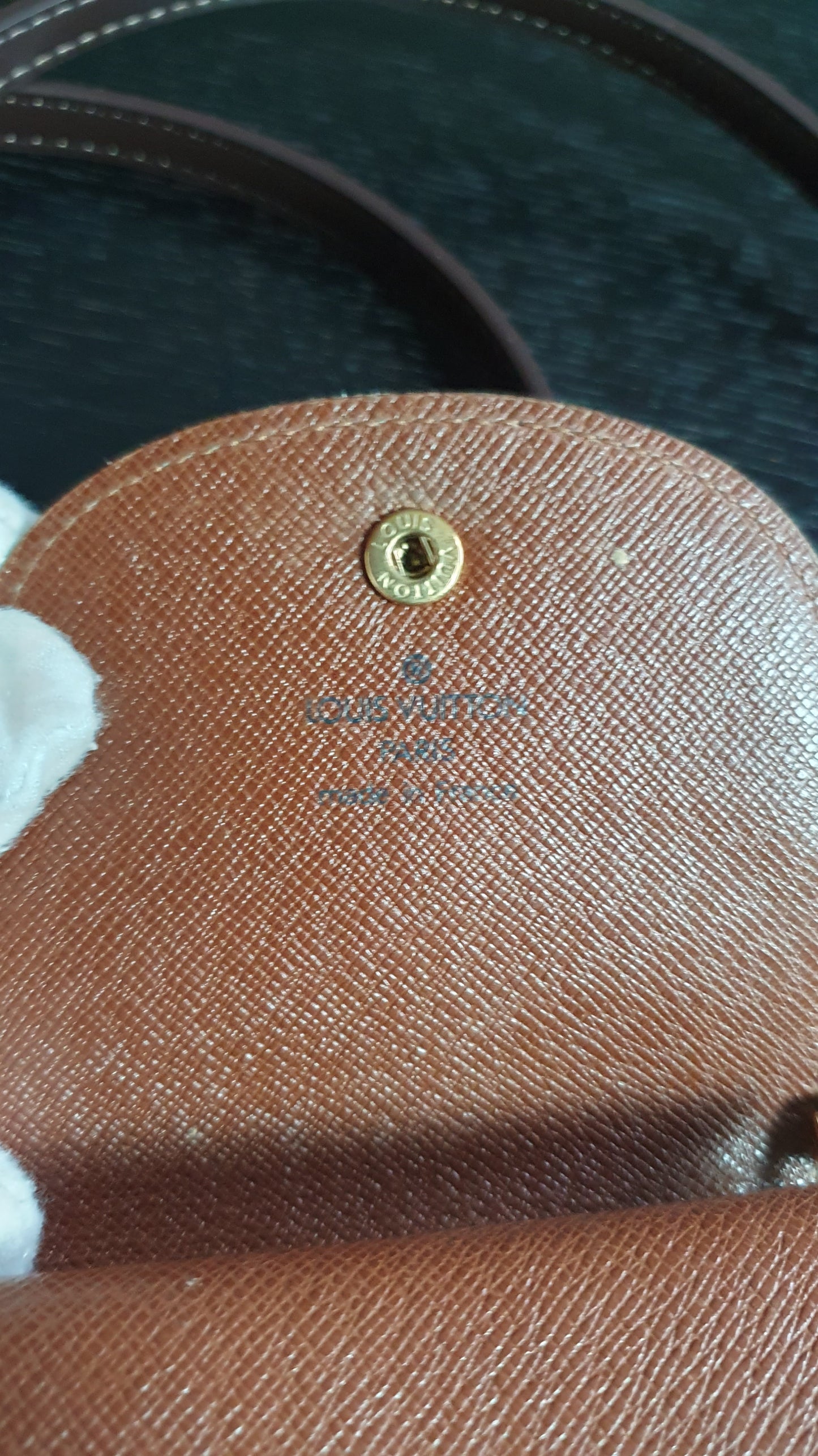 Authentic Vintage Louis Vuitton Upcycle Mini Pouch with Strap