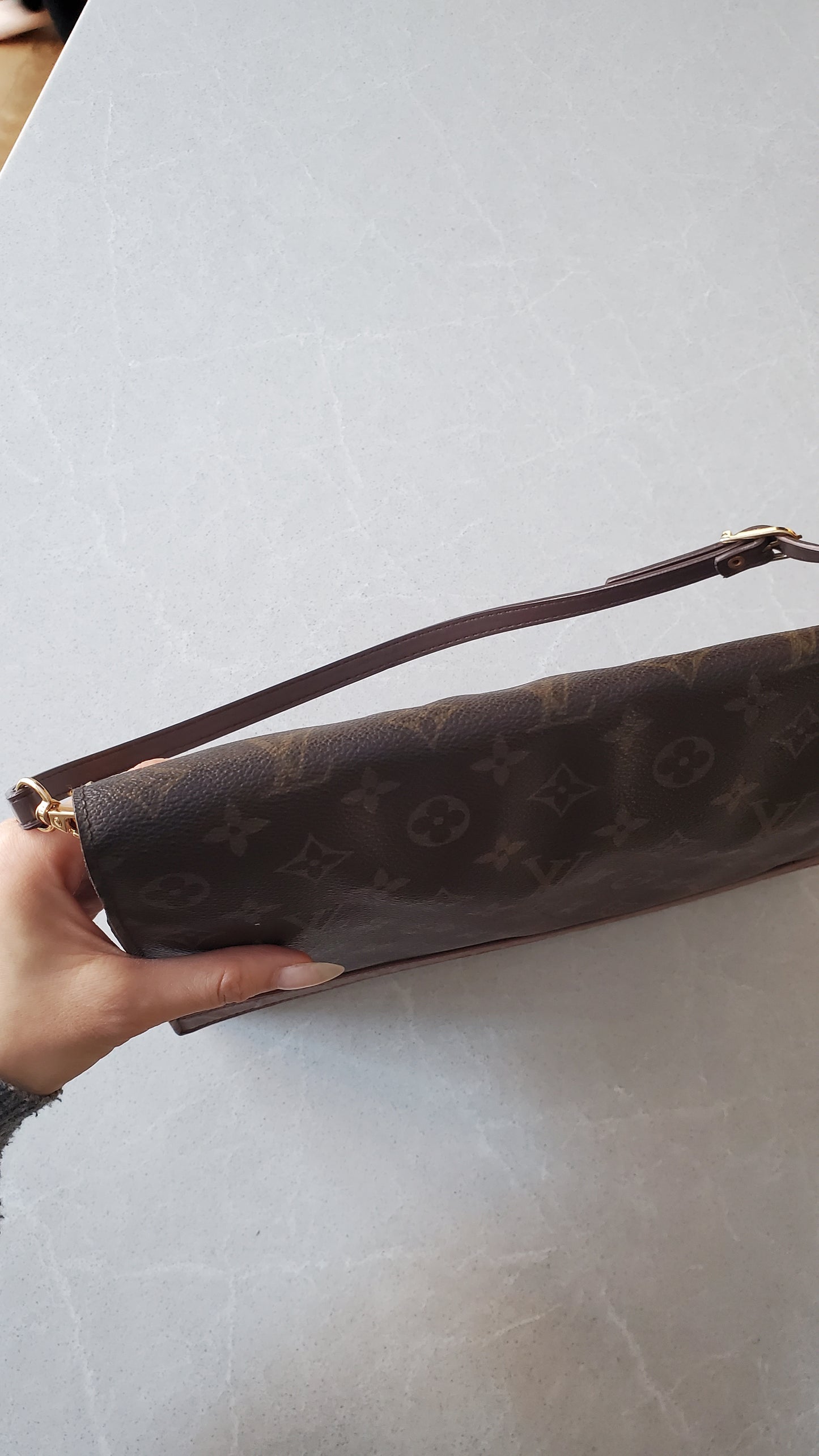 Authentic Vintage Louis Vuitton Upcycle Purse with Shoulder Strap