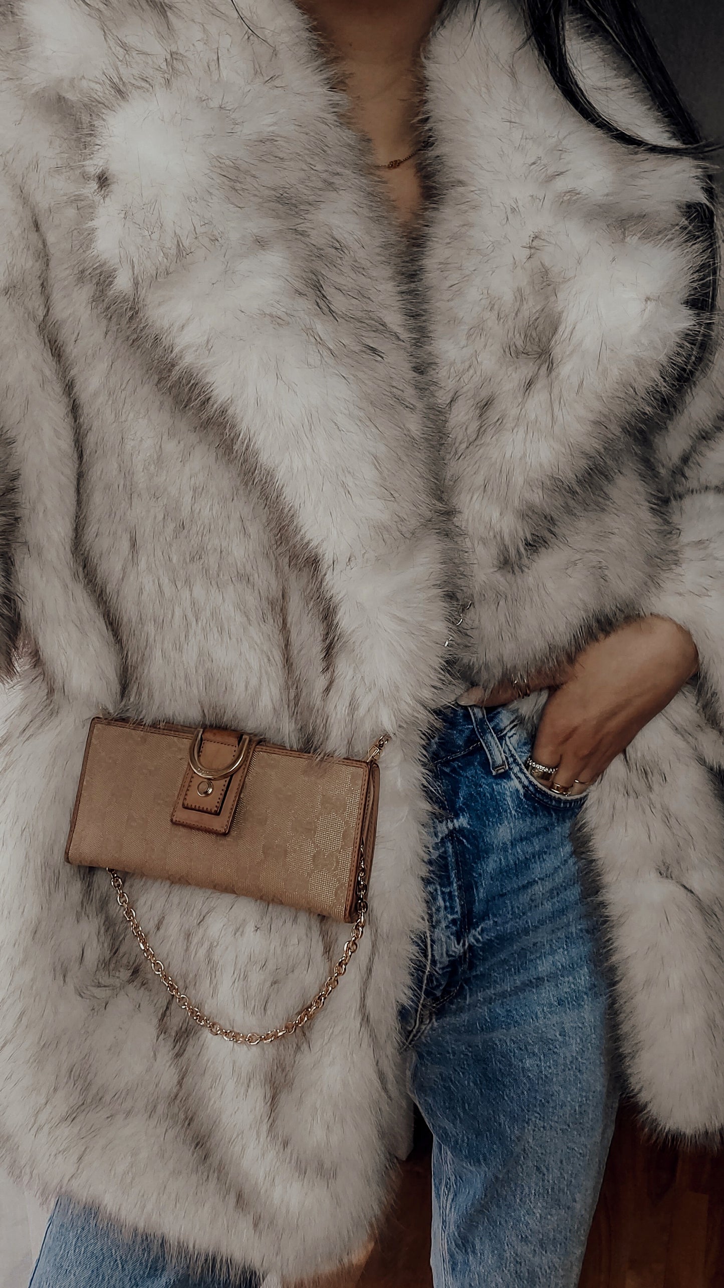 Authentic Gucci Upcycle Wallet on Chains