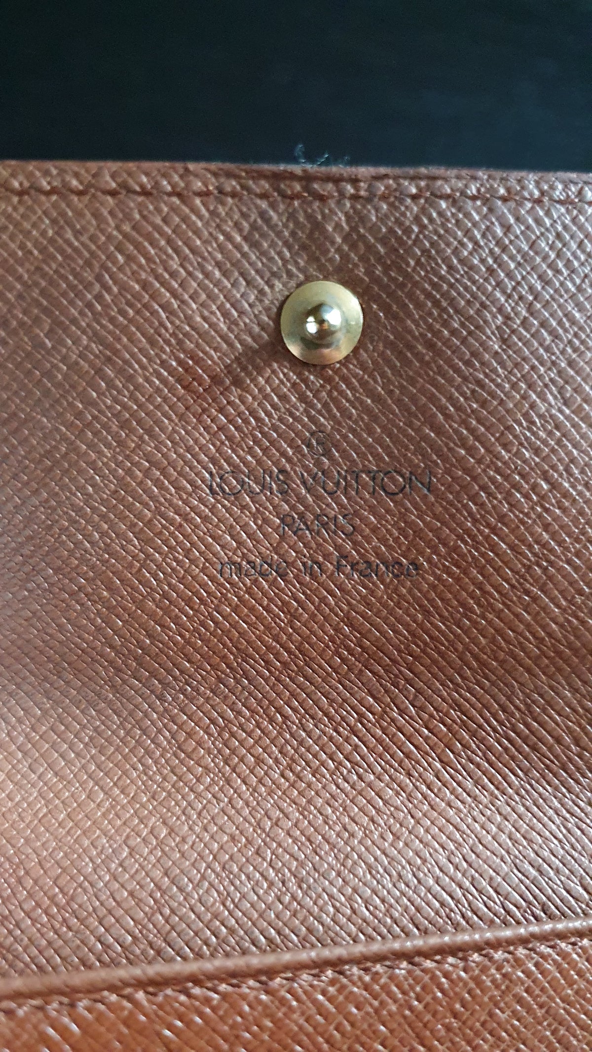 Authentic Vintage Louis Vuitton (3) Upcycle Small Wallet on Chain & Strap