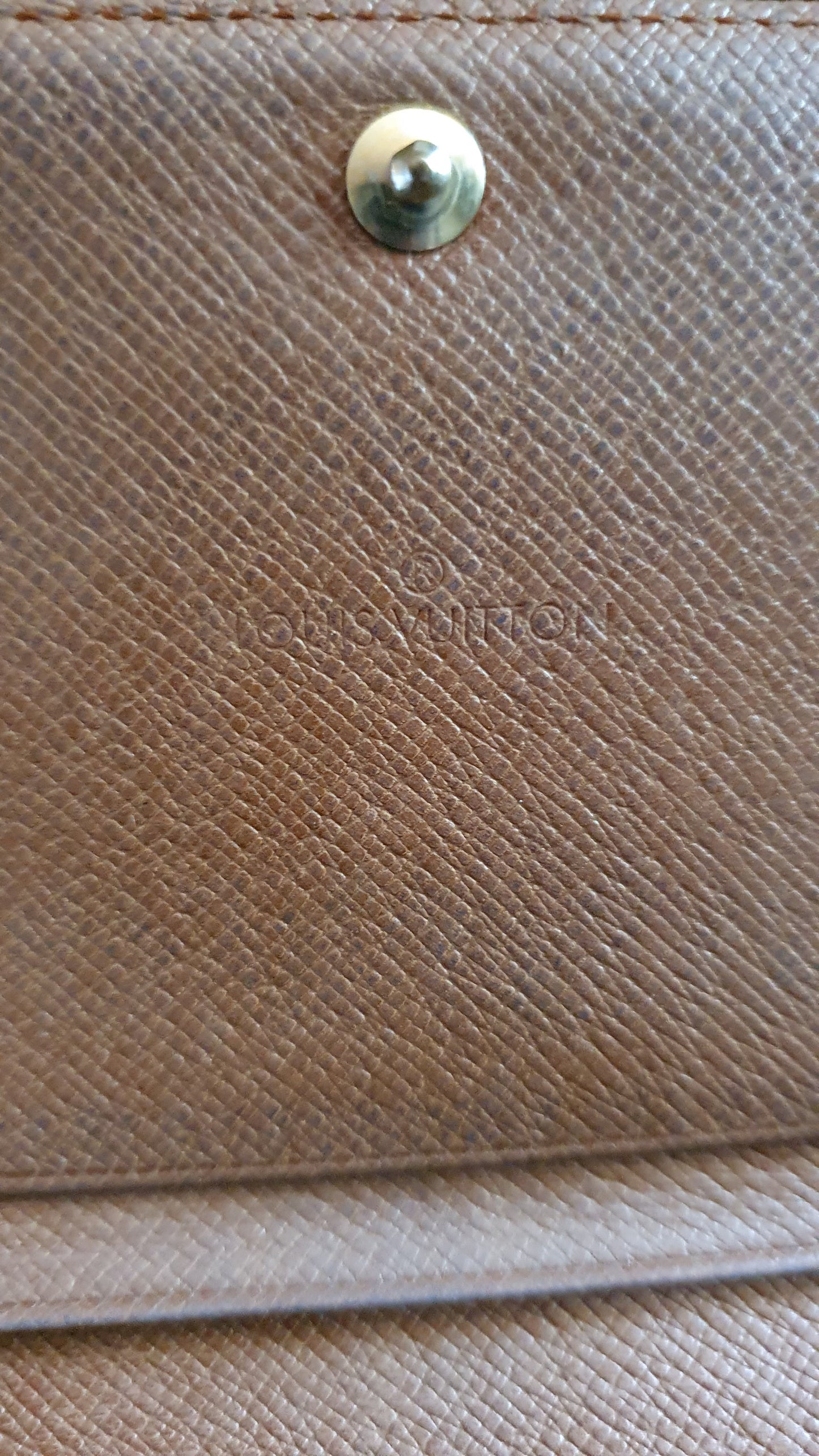 Authentic Vintage Louis Vuitton (2) Upcycle Small Wallet with Strap and Chain