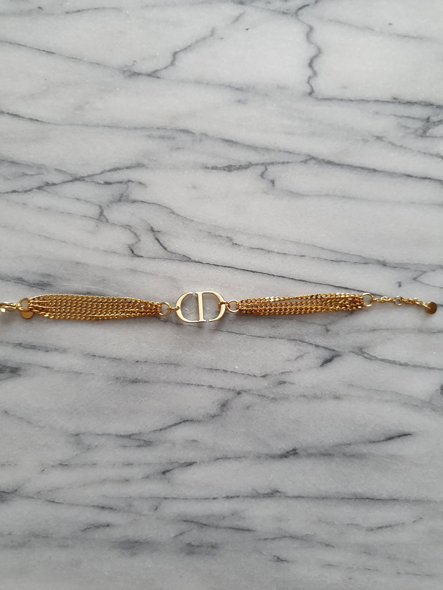 *New Drop* Authentic Dior Upcycle Gold Layers Bracelet