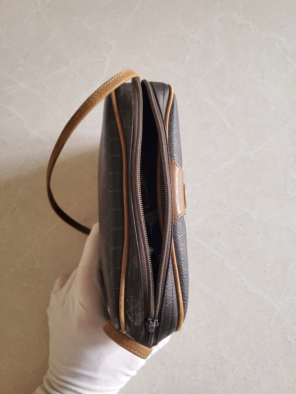 Authentic Vintage Dior Upcycle Purse with Shoulder Strap