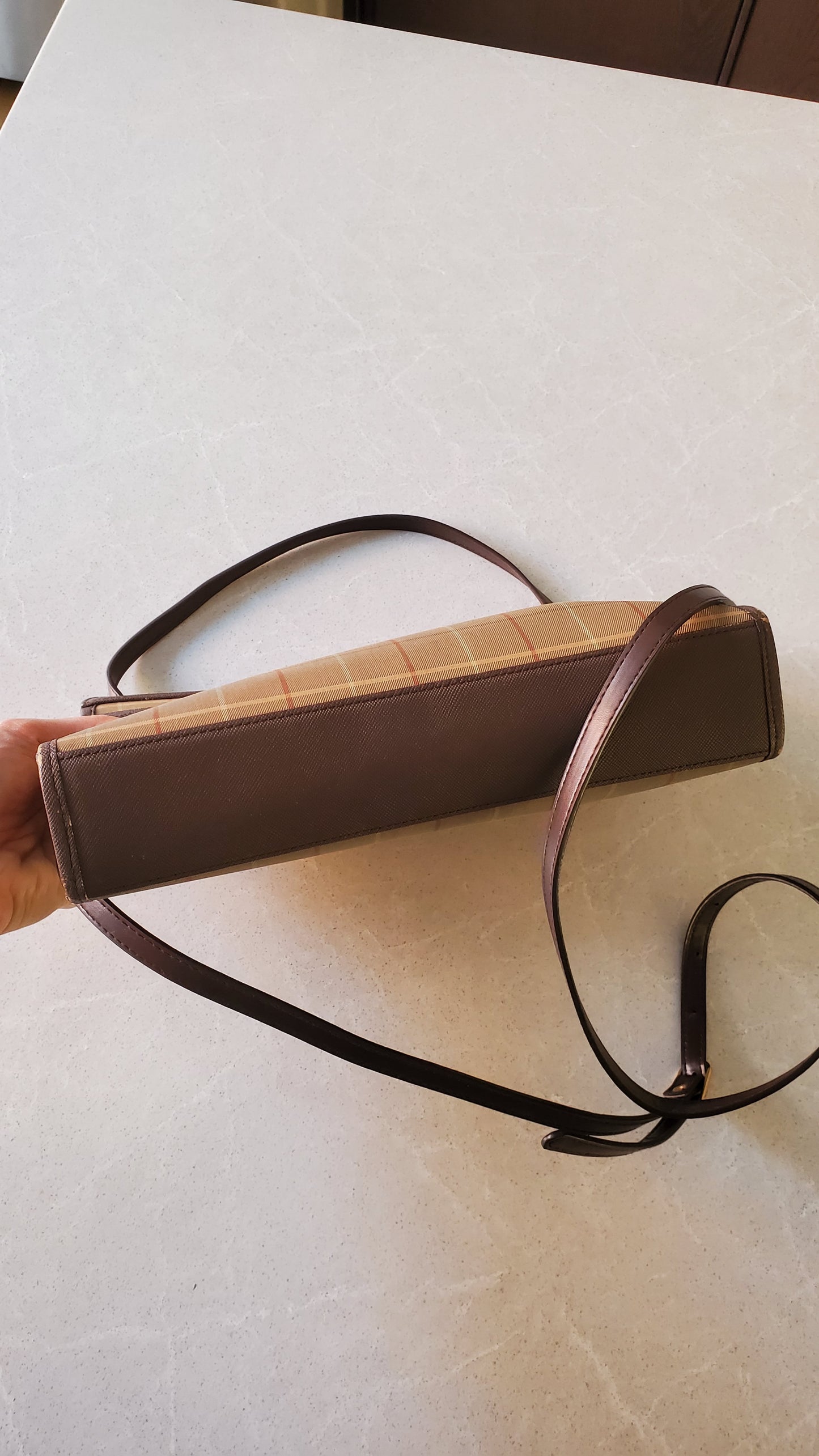 Authentic Burberry Upcycle Purse with 2 Straps