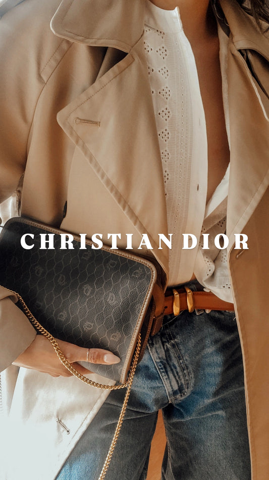 Authentic Vintage Dior Upcycle Purse on Chains