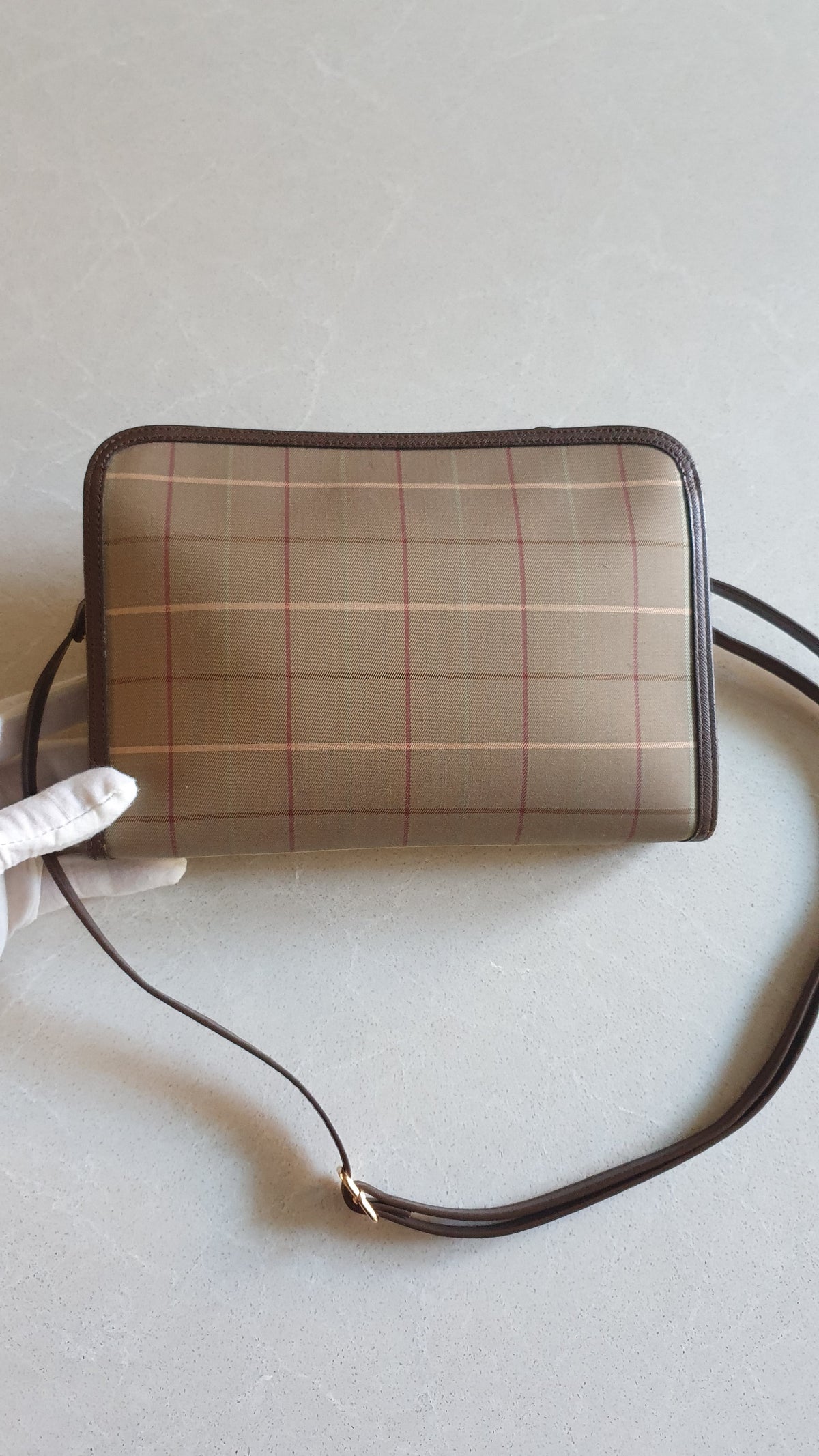 Authentic Burberry Upcycle Purse on Strap