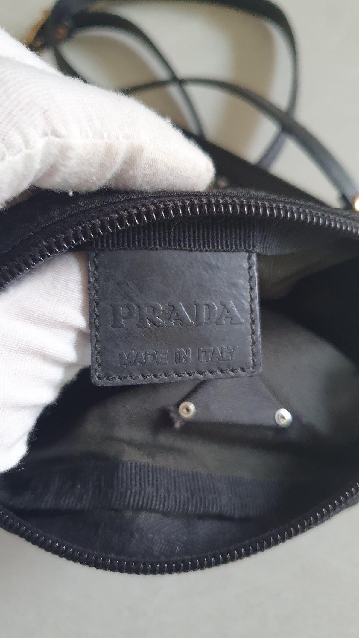 Authentic Prada Upcycle Versatile Black Nylon Pouch with Chain & Straps (upgraded version)
