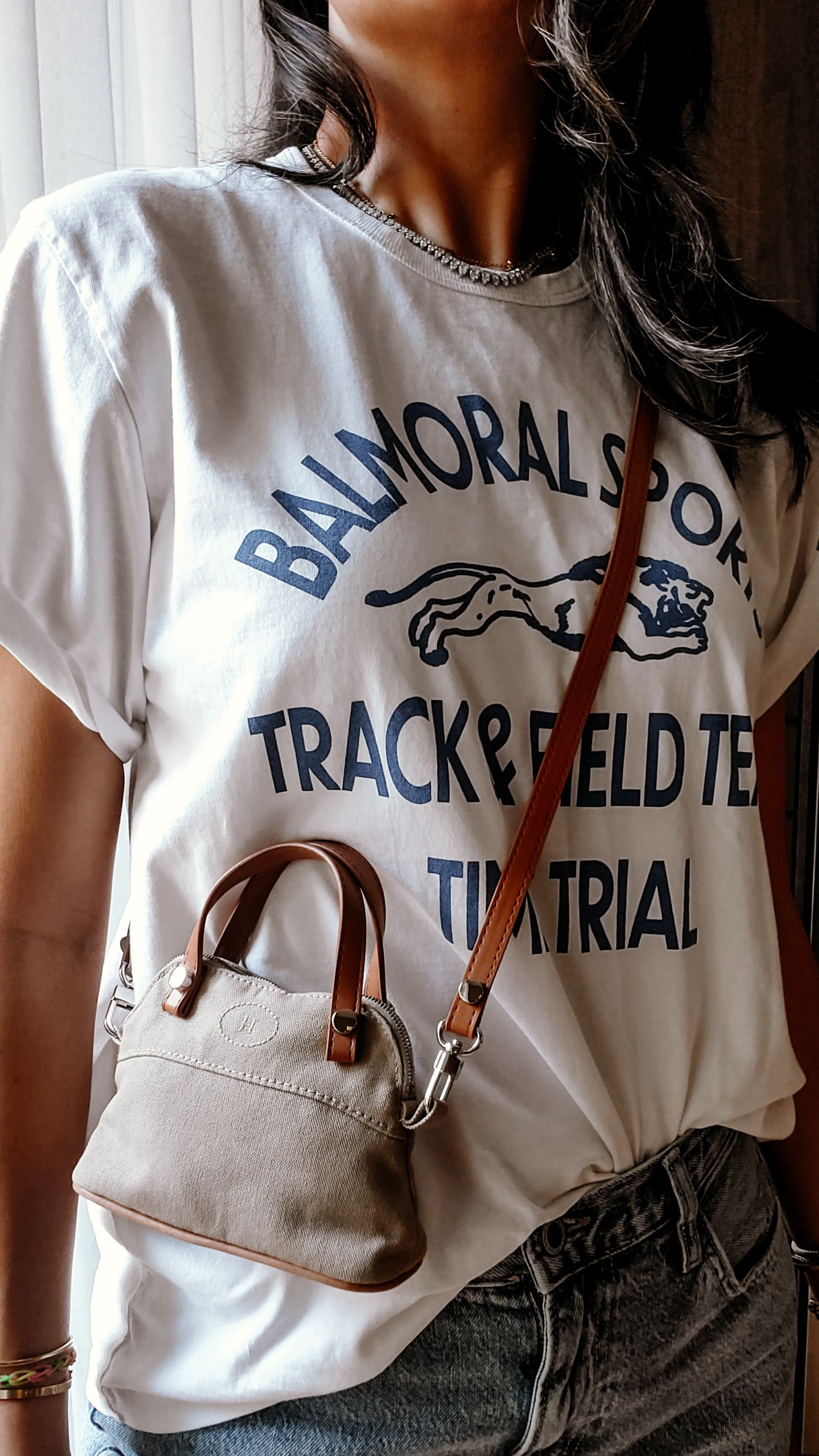 Authentic Hermès Upcycle Canvas Small Pochette with Straps